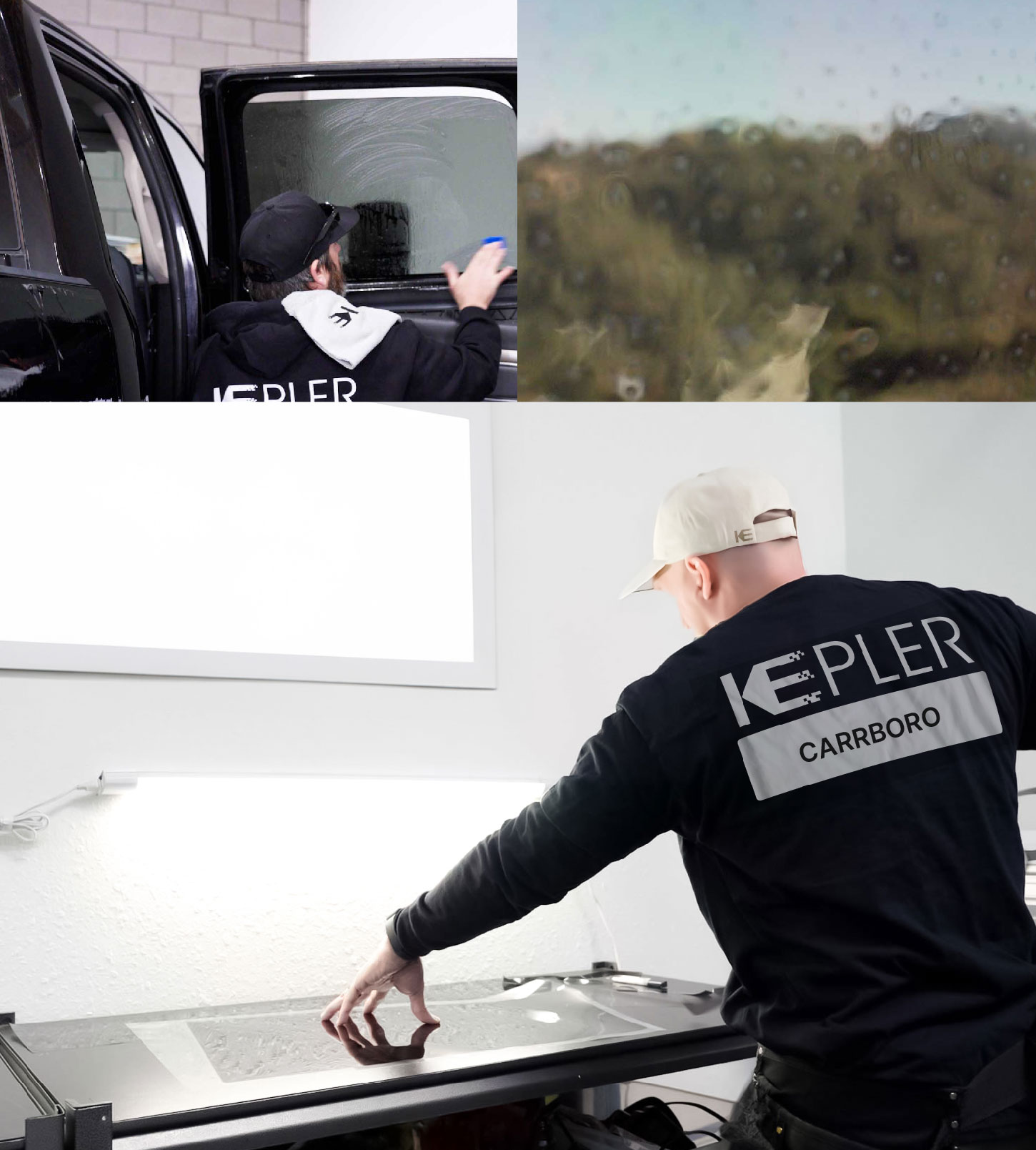 Window Tinting Specialist Cutting Film in Carrboro, North Carolina