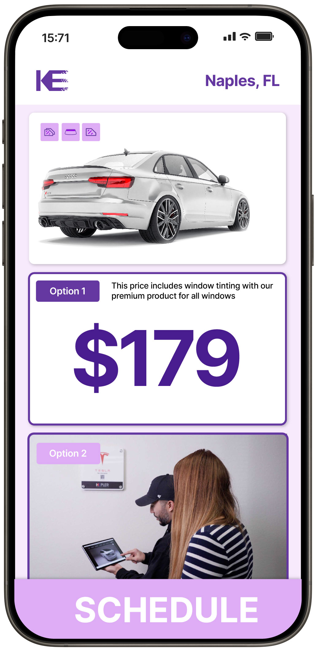 View Affordable Car Window Tinting Costs in Naples, Florida