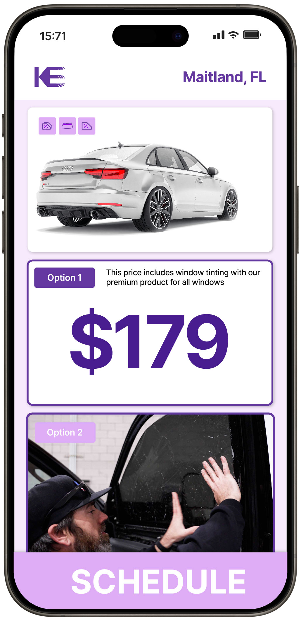 View Affordable Car Window Tinting Prices in Maitland, Florida