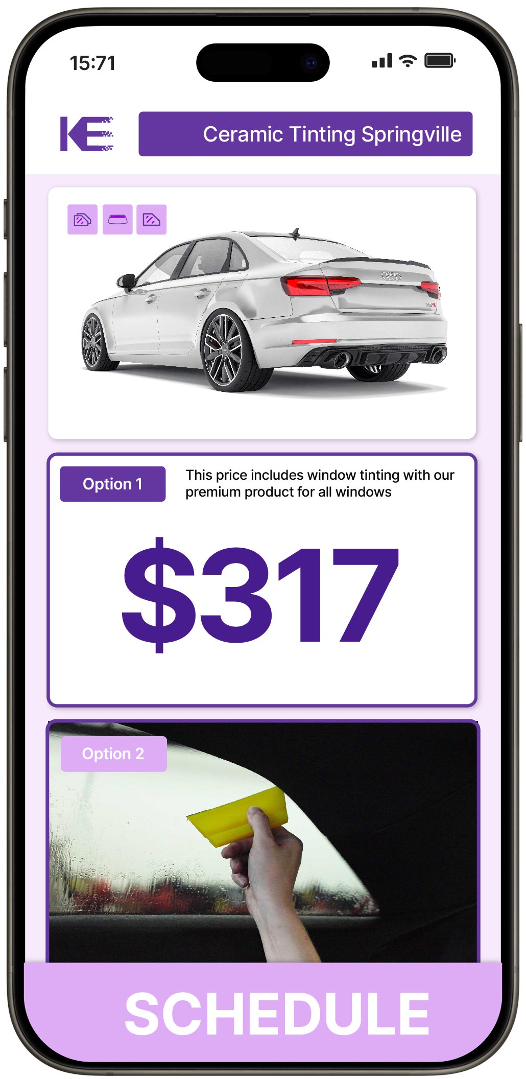 View Competitive Ceramic Window Tinting Rates in Springville, Utah