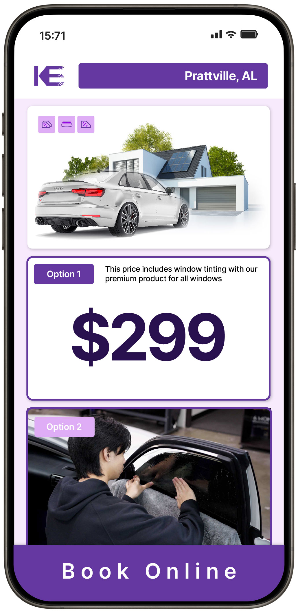 View Competitive Window Tinting Prices in Prattville, Alabama