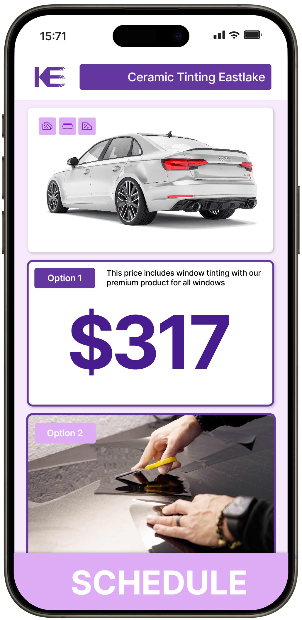 View Competitive Ceramic Window Tinting Rates in Eastlake, Ohio