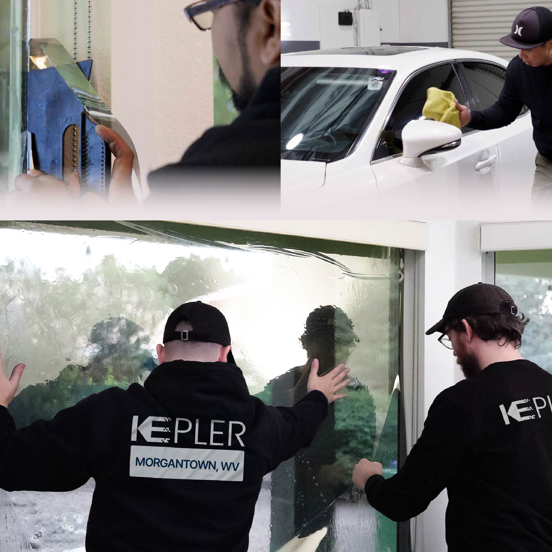 Kepler Specialist Performing Commercial Window Tinting in Morgantown Morgantown