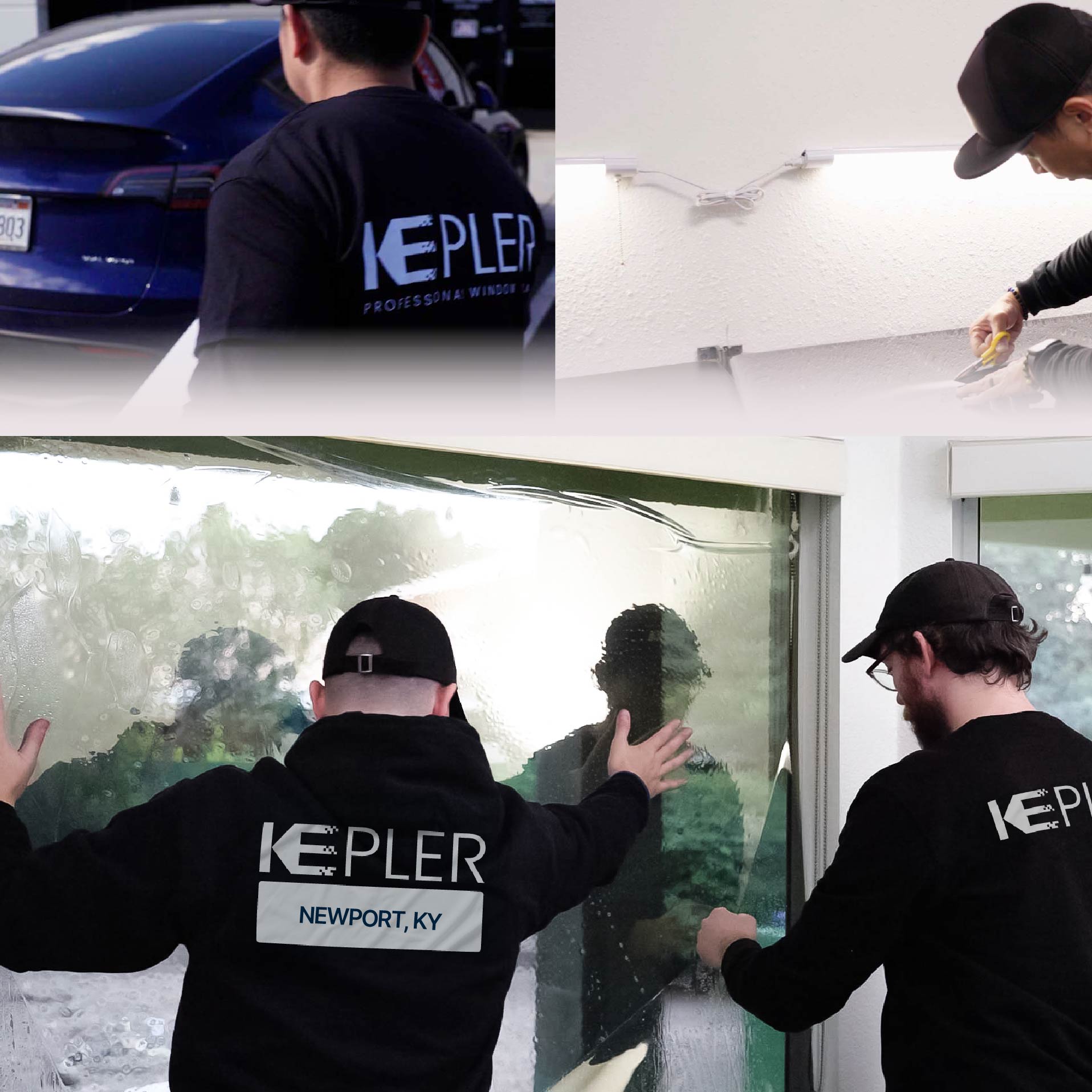 Kepler Specialist Performing Commercial Window Tinting in Newport Newport