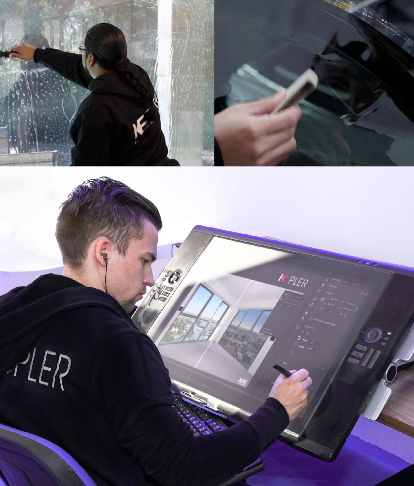 Kepler Specialist Performing Commercial Window Tinting in Saugus Saugus