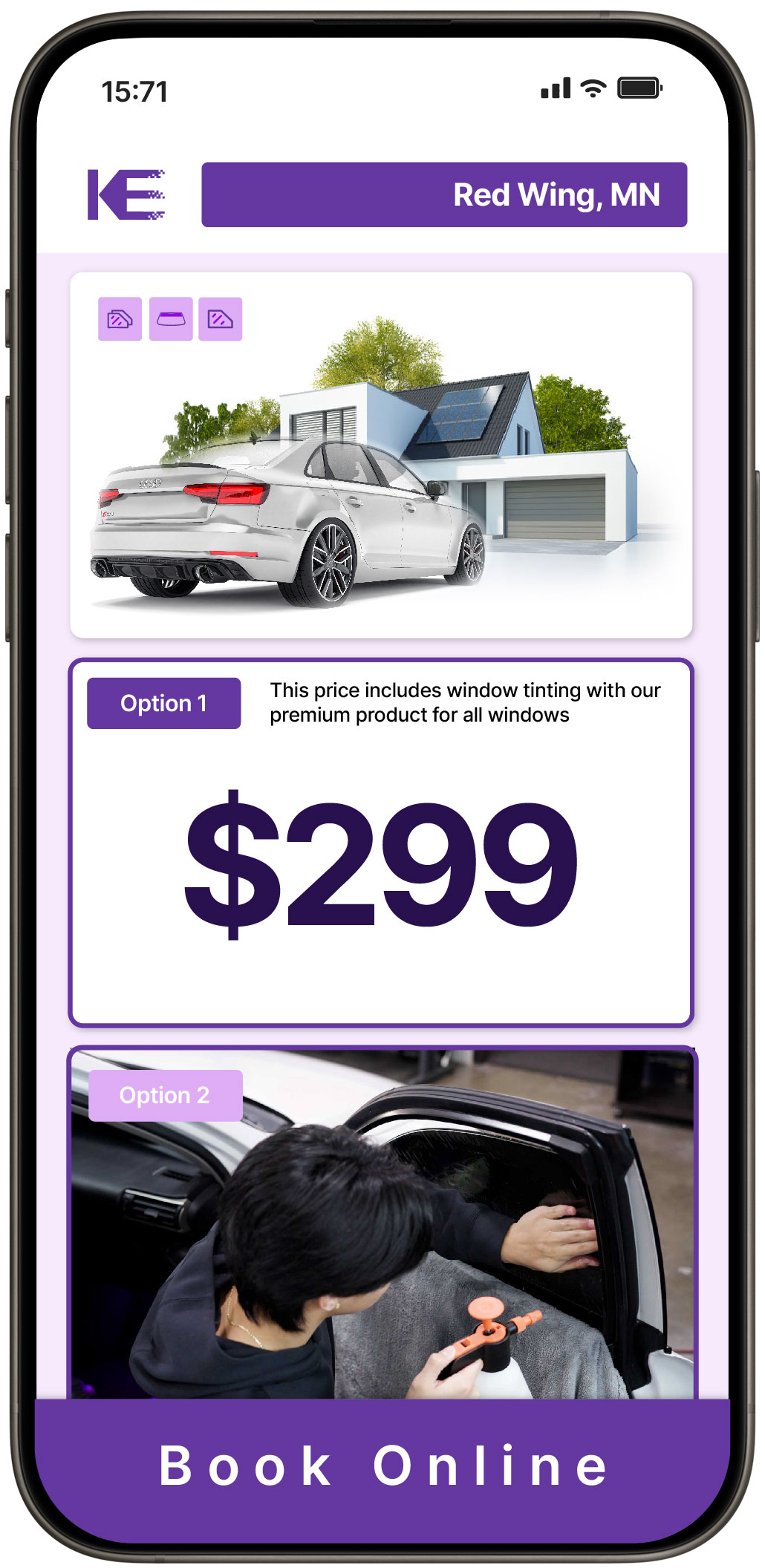 View Competitive Tesla Window Tinting Prices in Saint Michael, Minnesota