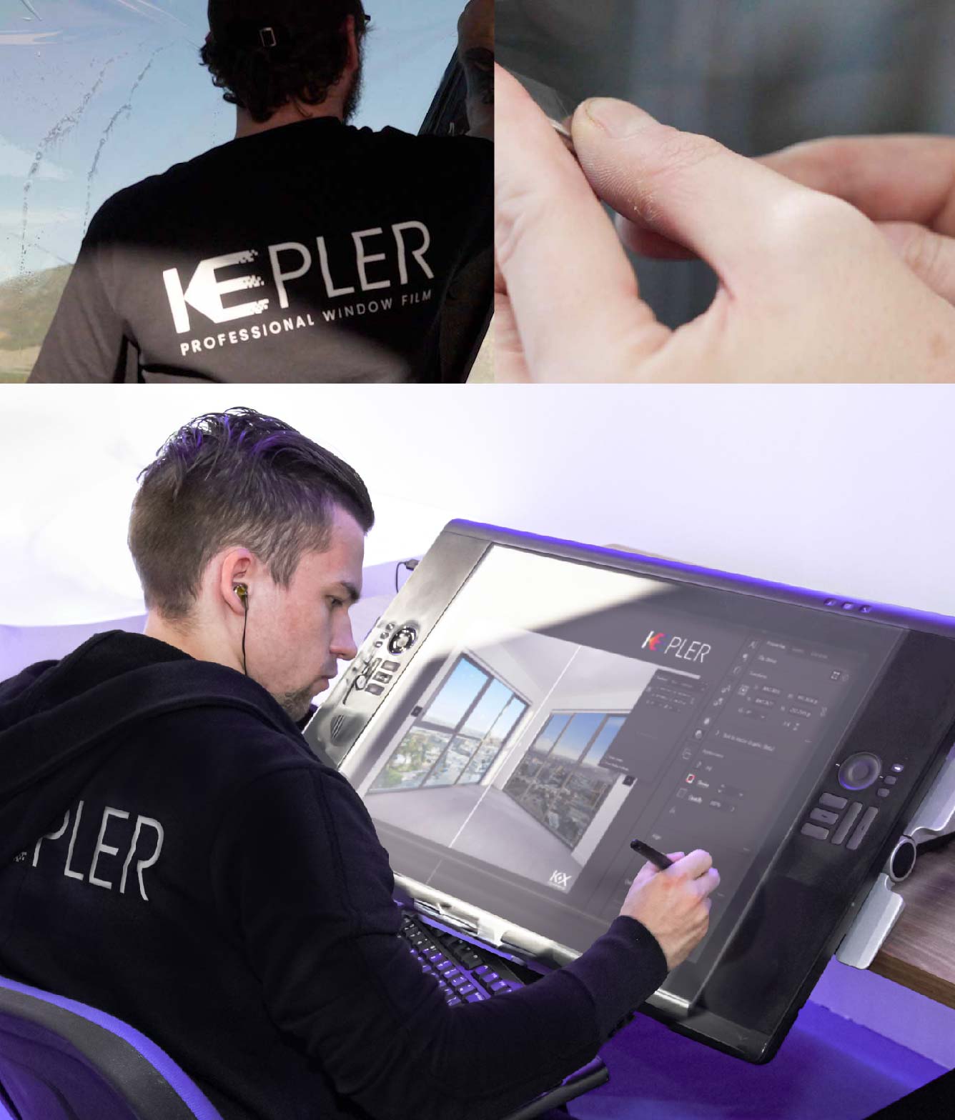 Kepler Specialist Performing Commercial Window Tinting in Madison Madison