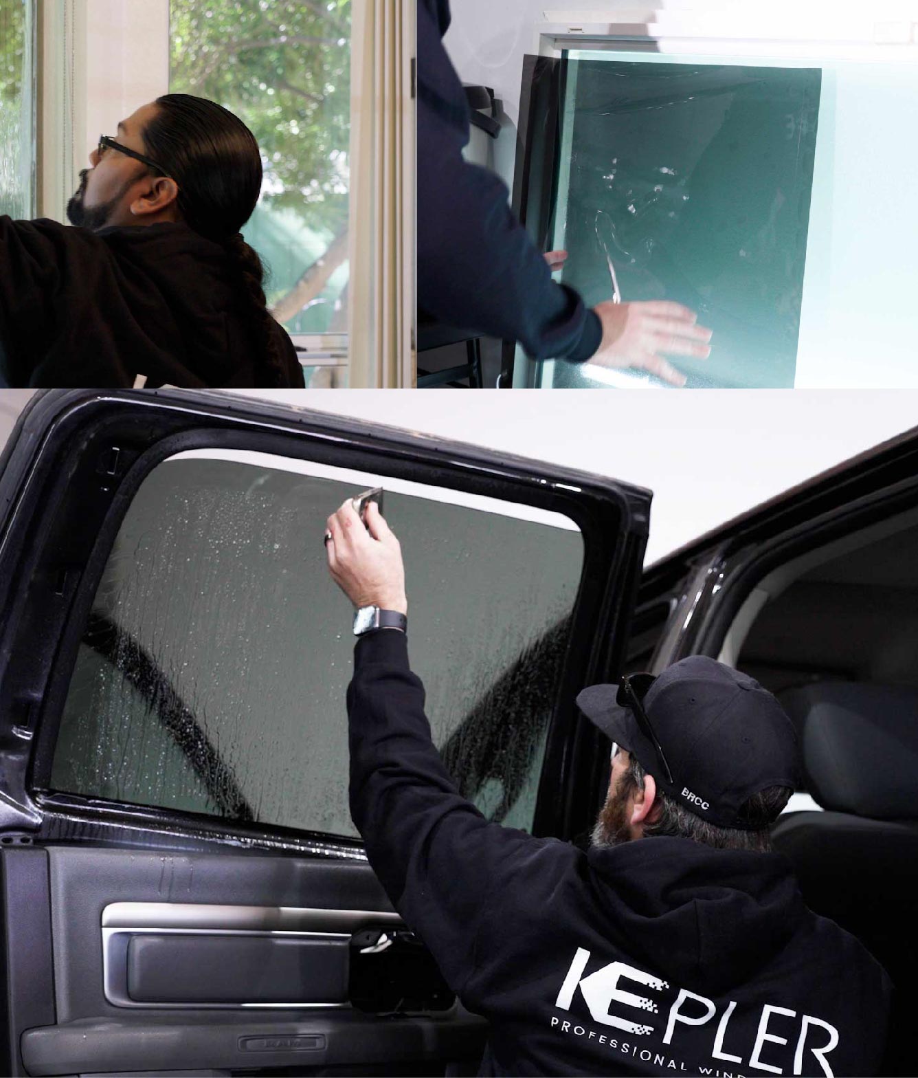 Kepler Window Tinting Specialists at Work in Clarksburg, West Virginia