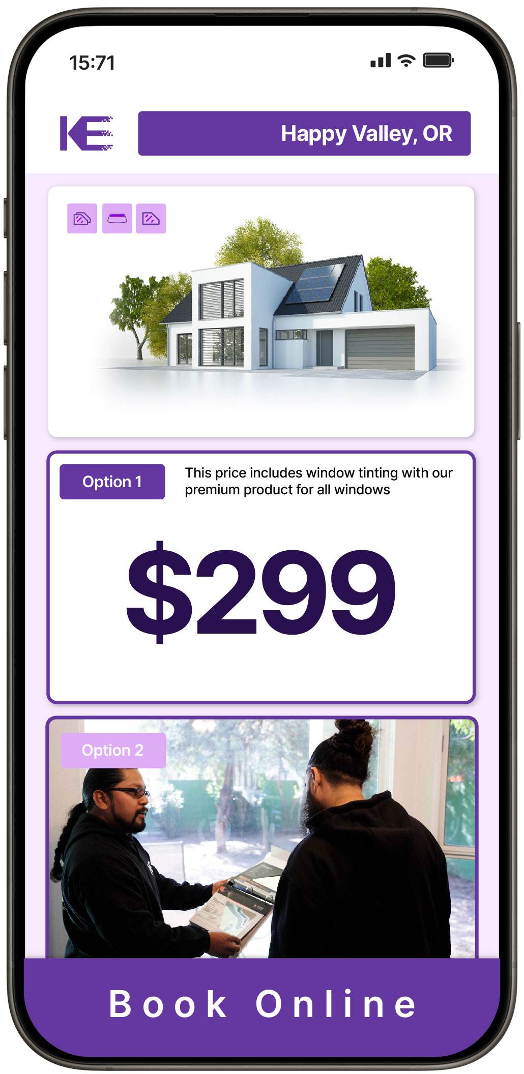View Competitive Home Window Tinting Rates in Happy Valley, Oregon