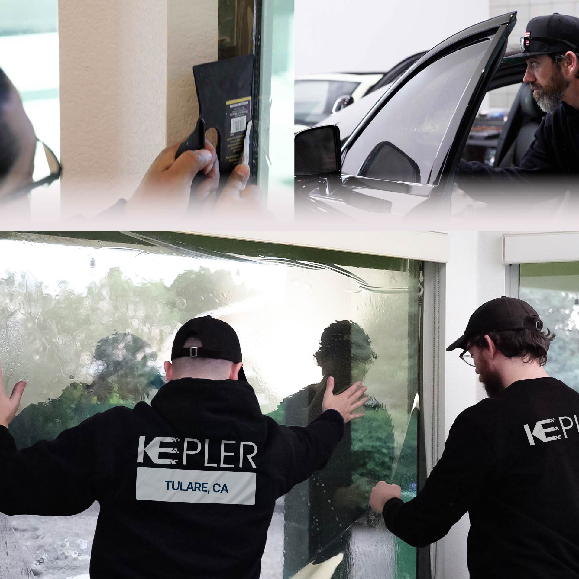 Kepler Specialist Performing Commercial Window Tinting in Tulare Tulare