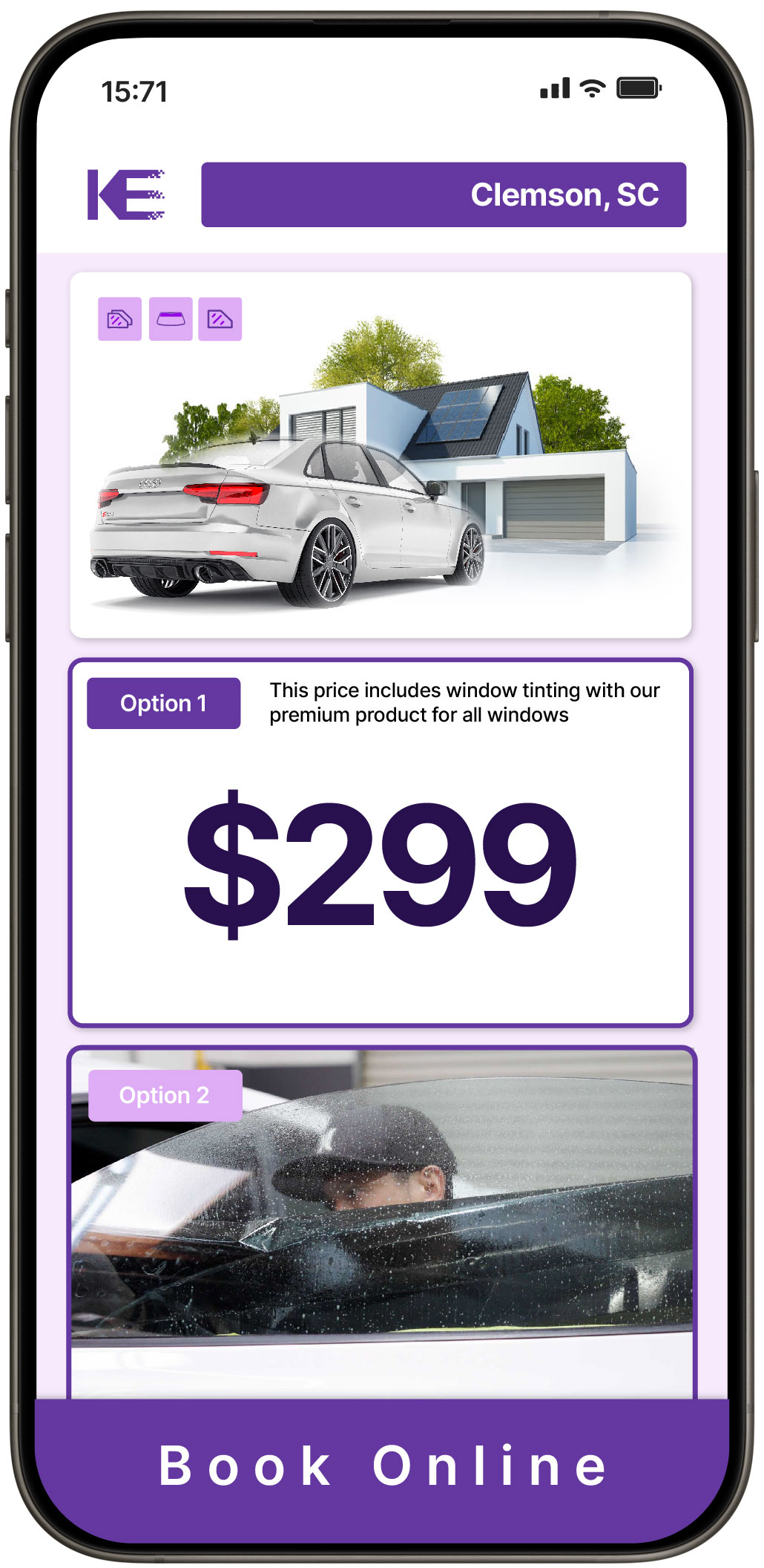 View Competitive Window Tinting Prices in Clemson, South Carolina