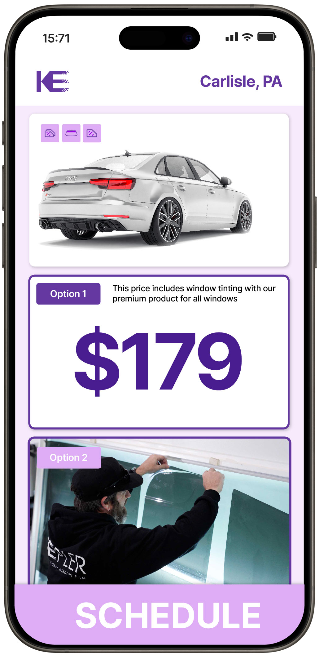 View Affordable Car Window Tinting Costs in Carlisle, Pennsylvania