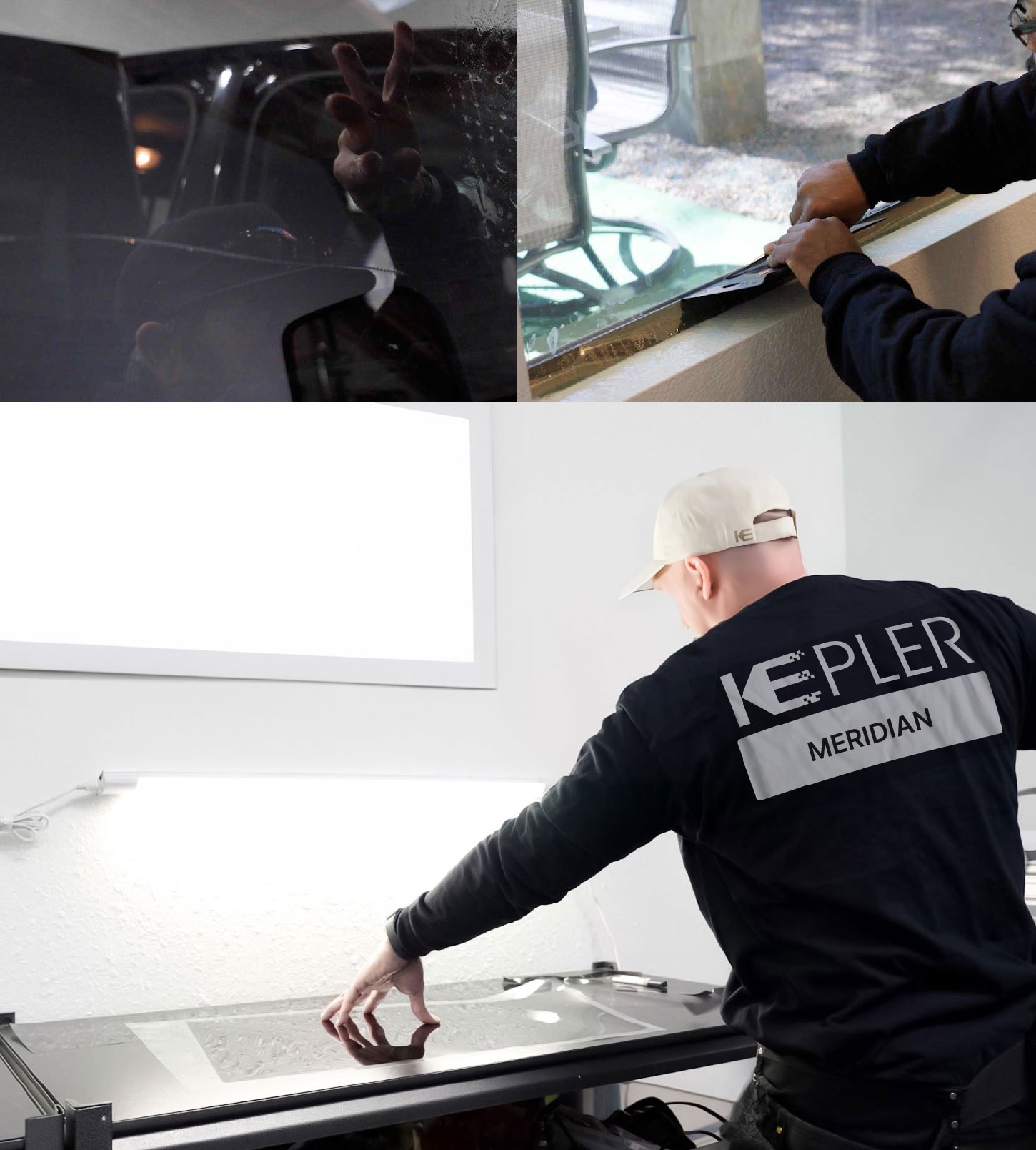 Window Tinting Specialist Cutting Film in Meridian, Mississippi