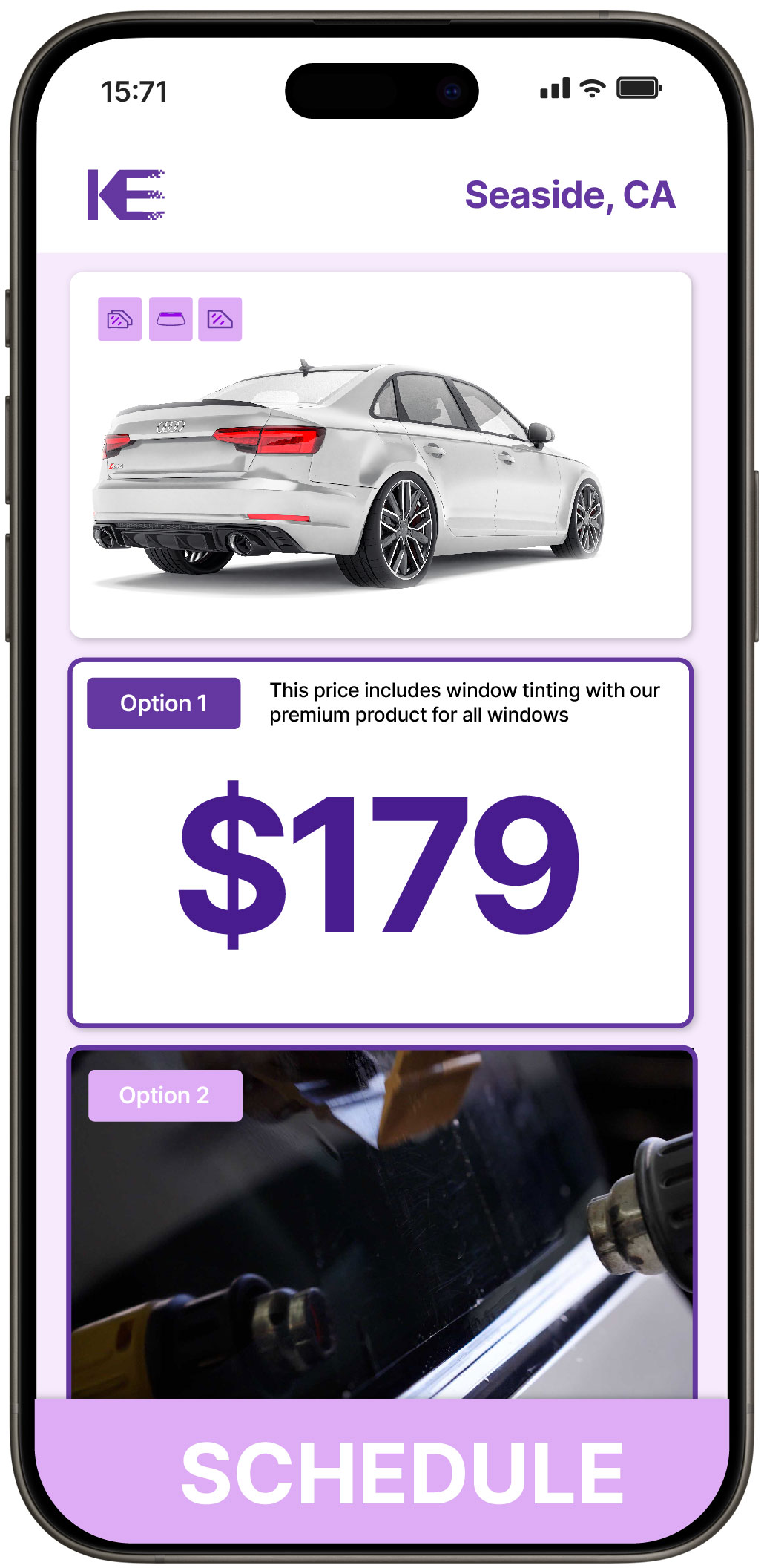 View Reasonable Car Window Tinting Prices in Seaside, California