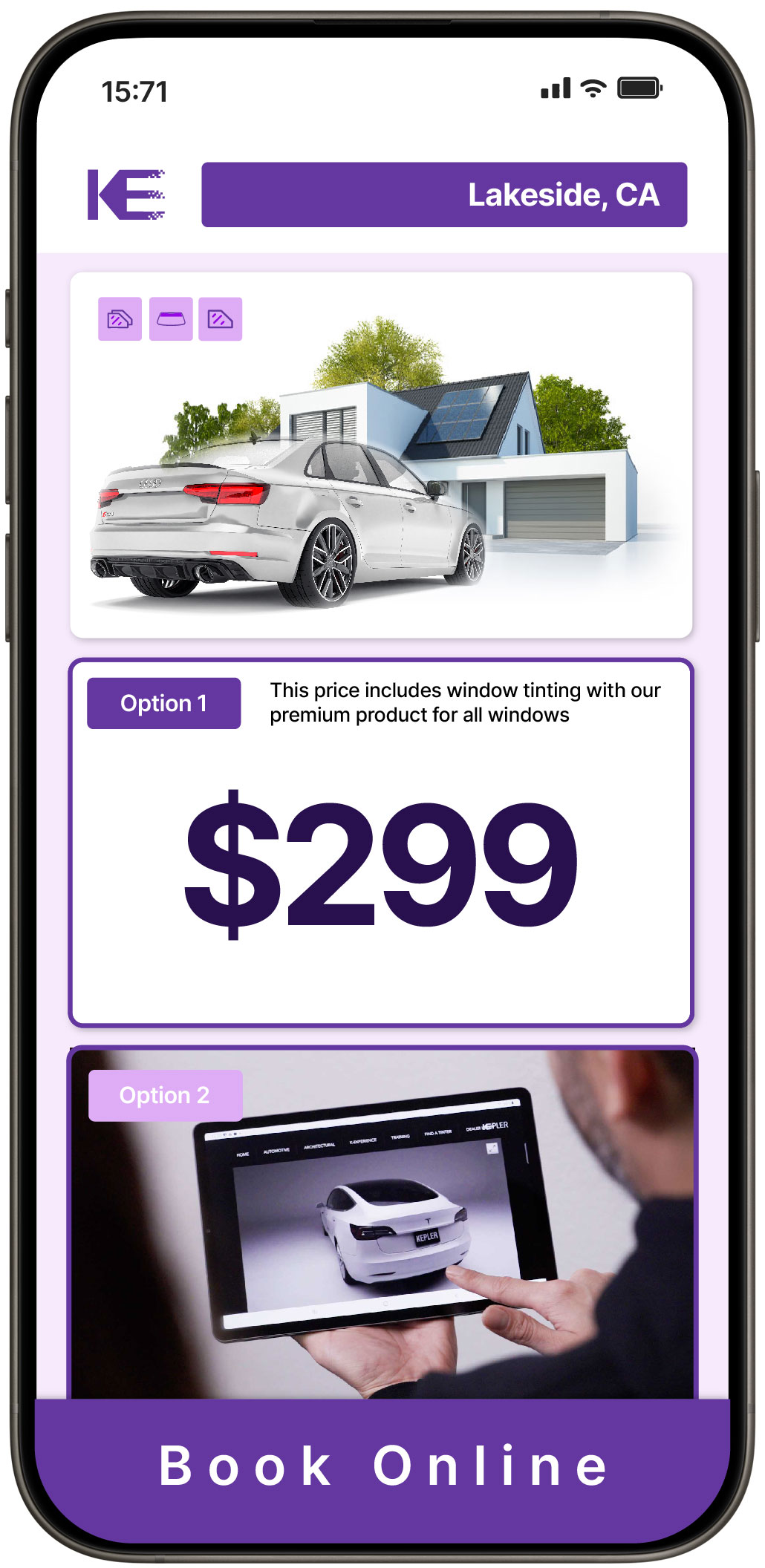 View Reasonable Tesla Window Tinting Prices in Lathrop, California