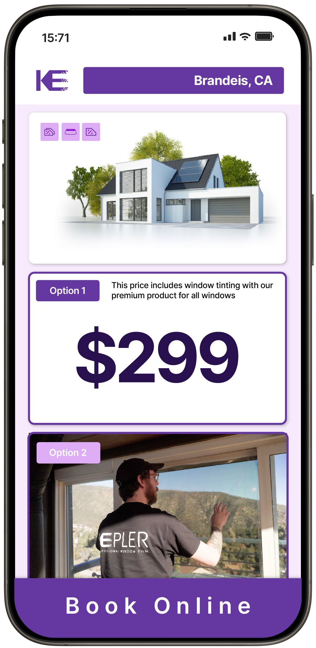 View Competitive Home Window Tinting Prices in Brandeis, California