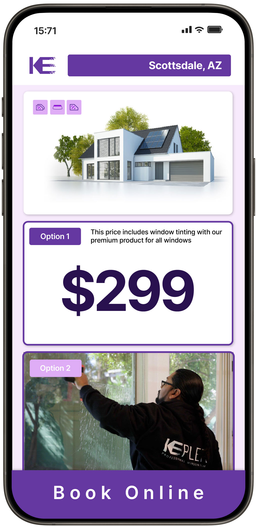 View Competitive Home Window Tinting Costs in Scottsdale, Arizona