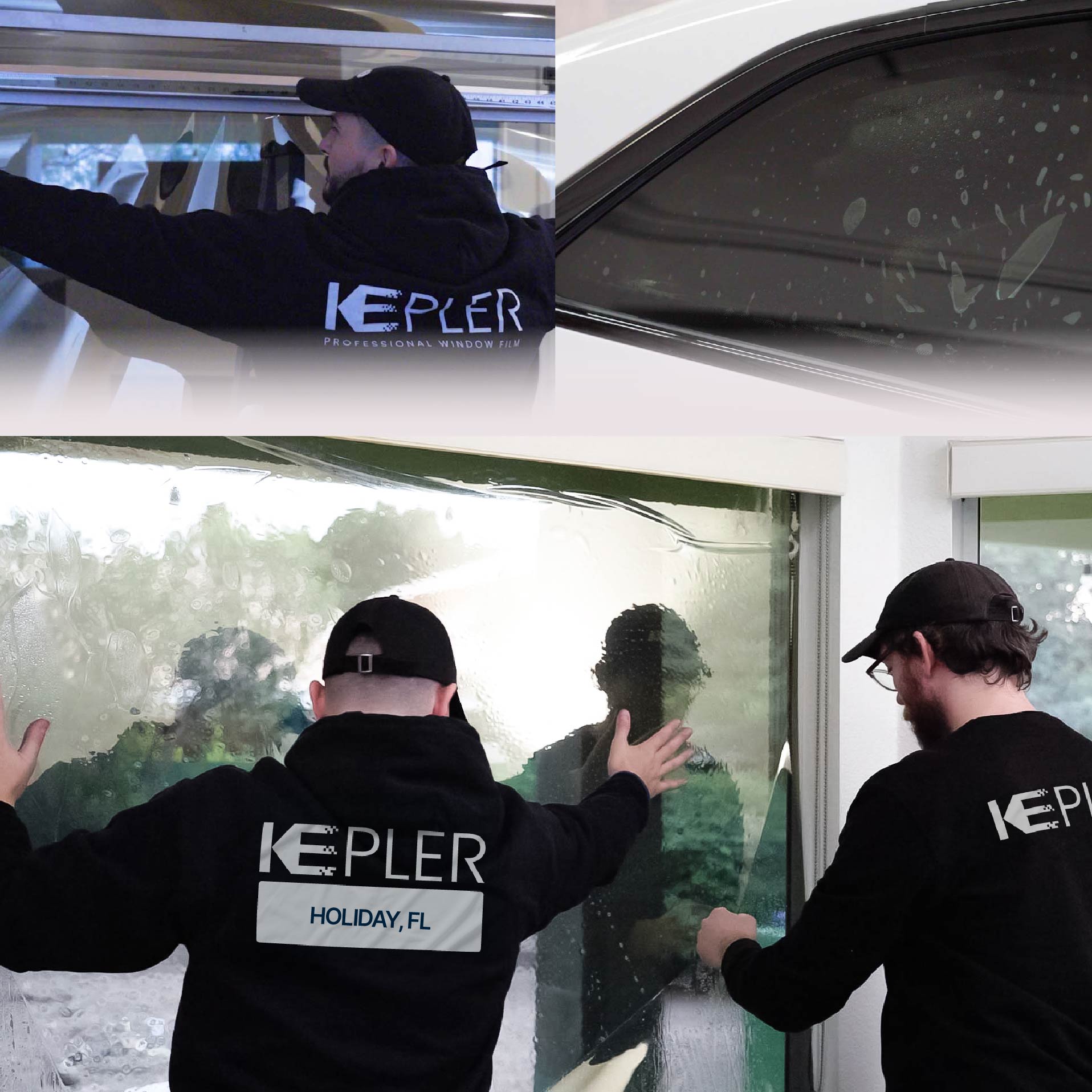 Kepler Specialist Performing Commercial Window Tinting in Holiday Holiday