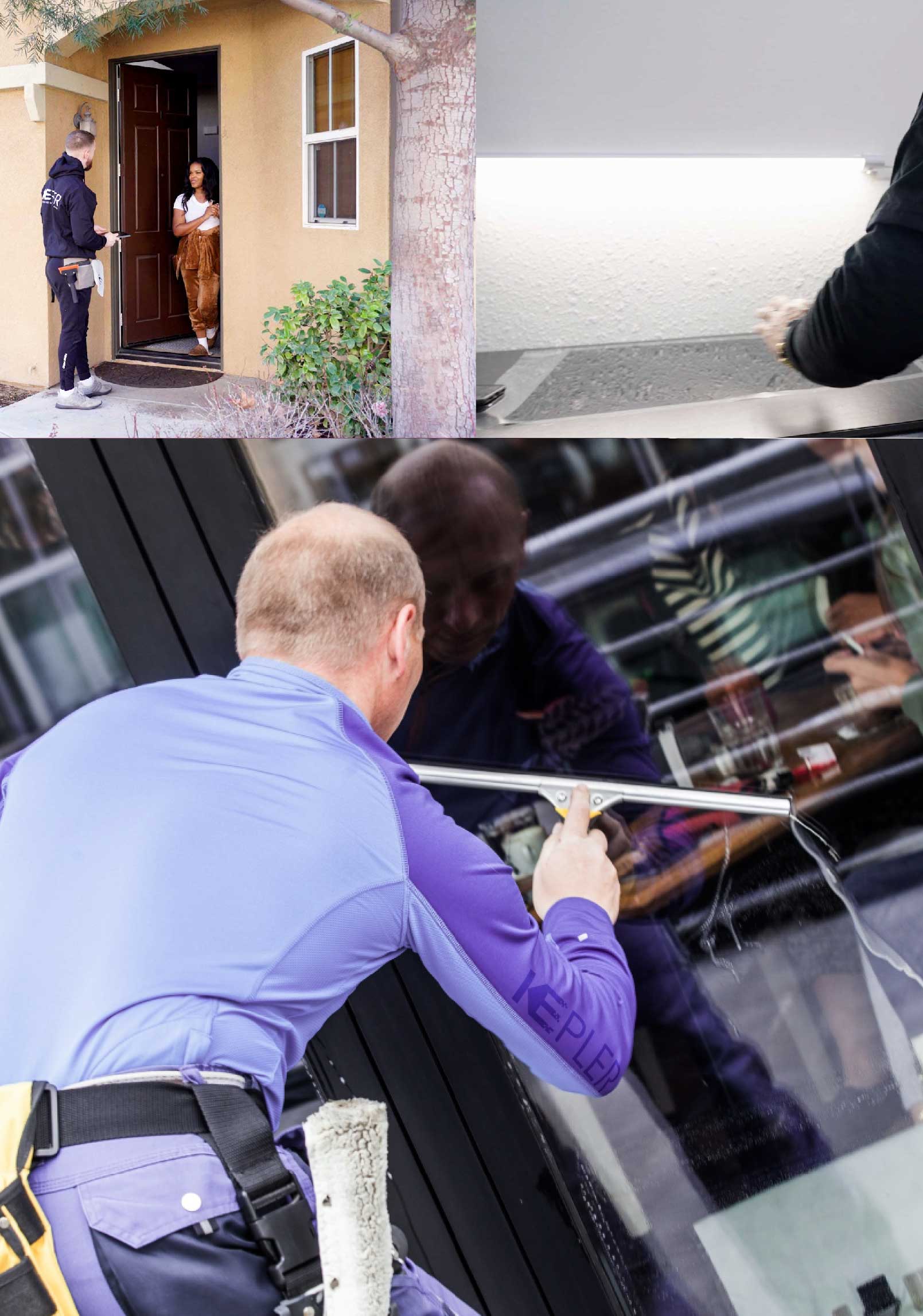 Kepler Expert Applying Anti-Graffiti Window Film to a Middletown Shop Front