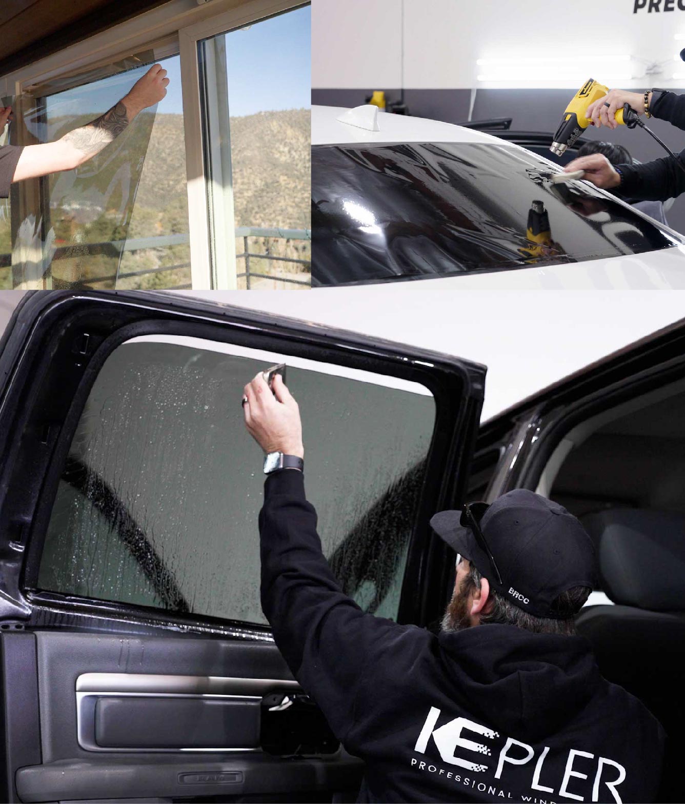 Kepler Window Tinting Specialists at Work in Deerfield Beach, Florida