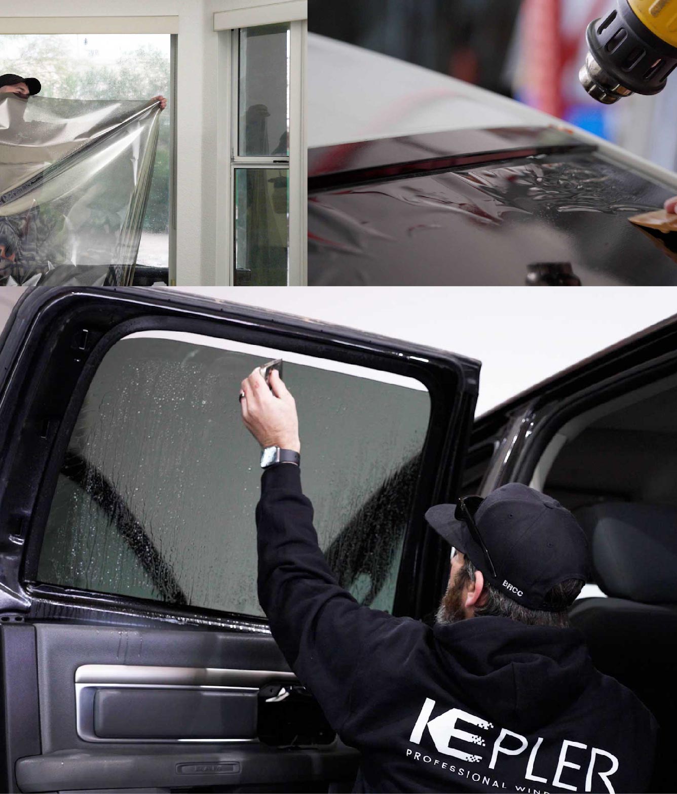 Kepler Window Tinting Specialists at Work in Russellville, Arkansas