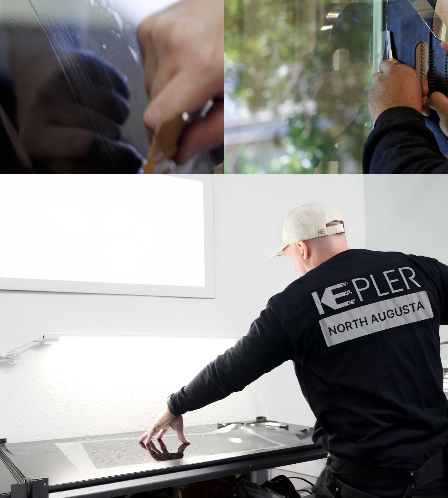 Window Tinting Specialist Cutting Film in North Augusta, South Carolina