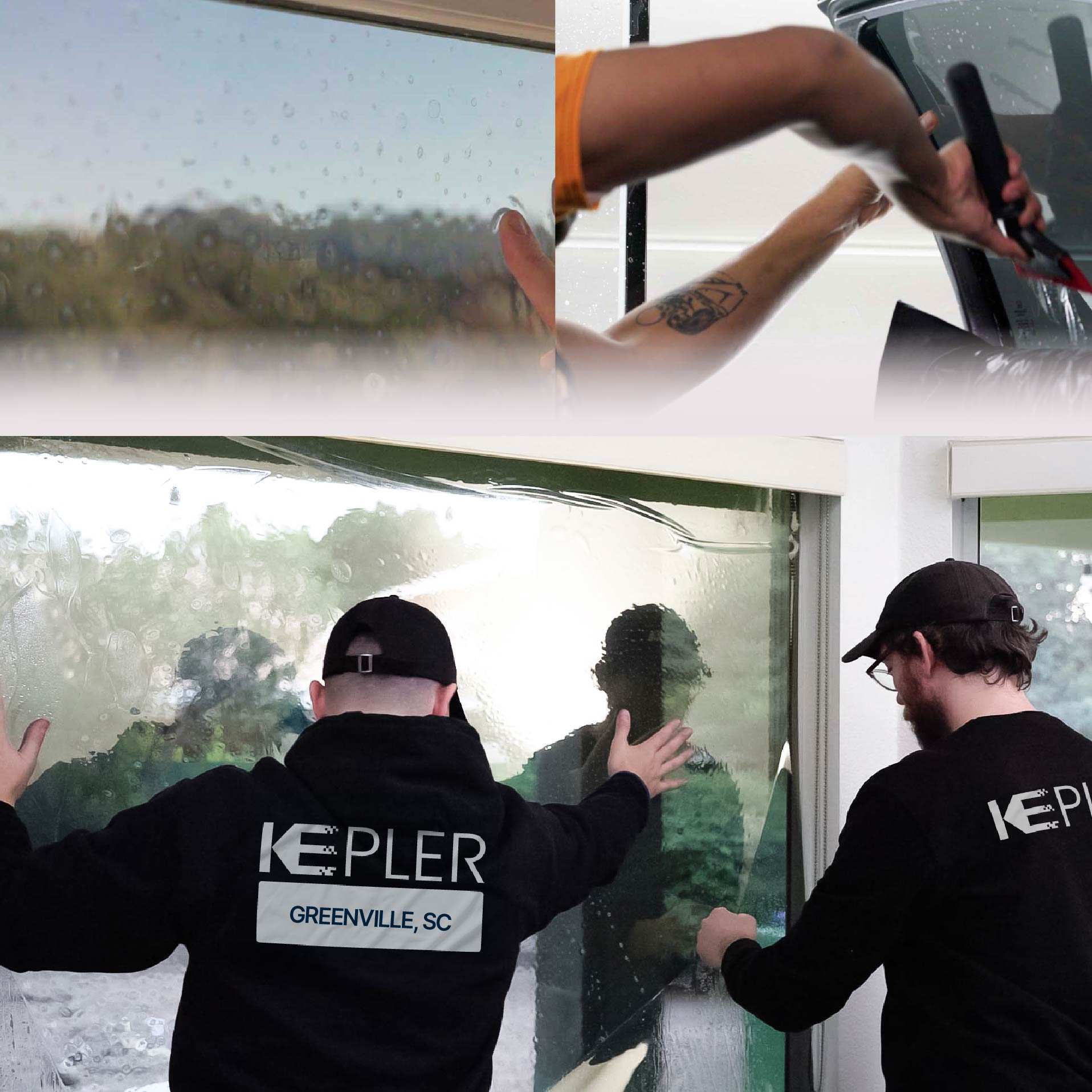 Kepler Specialist Performing Commercial Window Tinting in Greenville Greenville