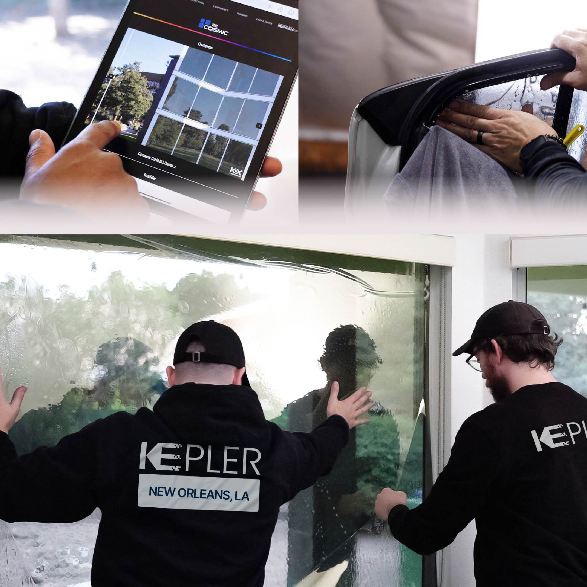 Kepler Specialist Performing Commercial Window Tinting in New Orleans New Orleans