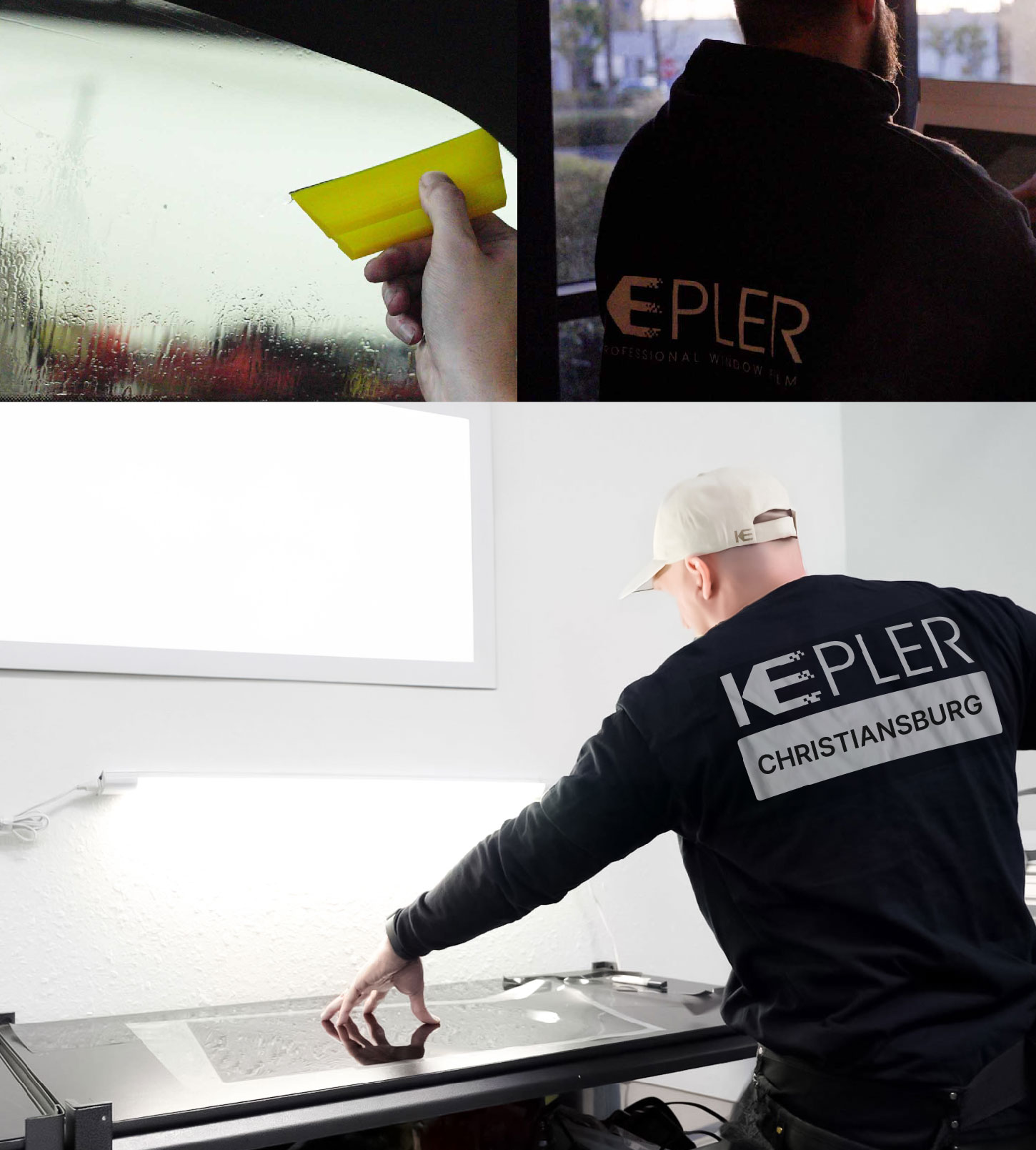 Window Tinting Specialist Cutting Film in Christiansburg, Virginia
