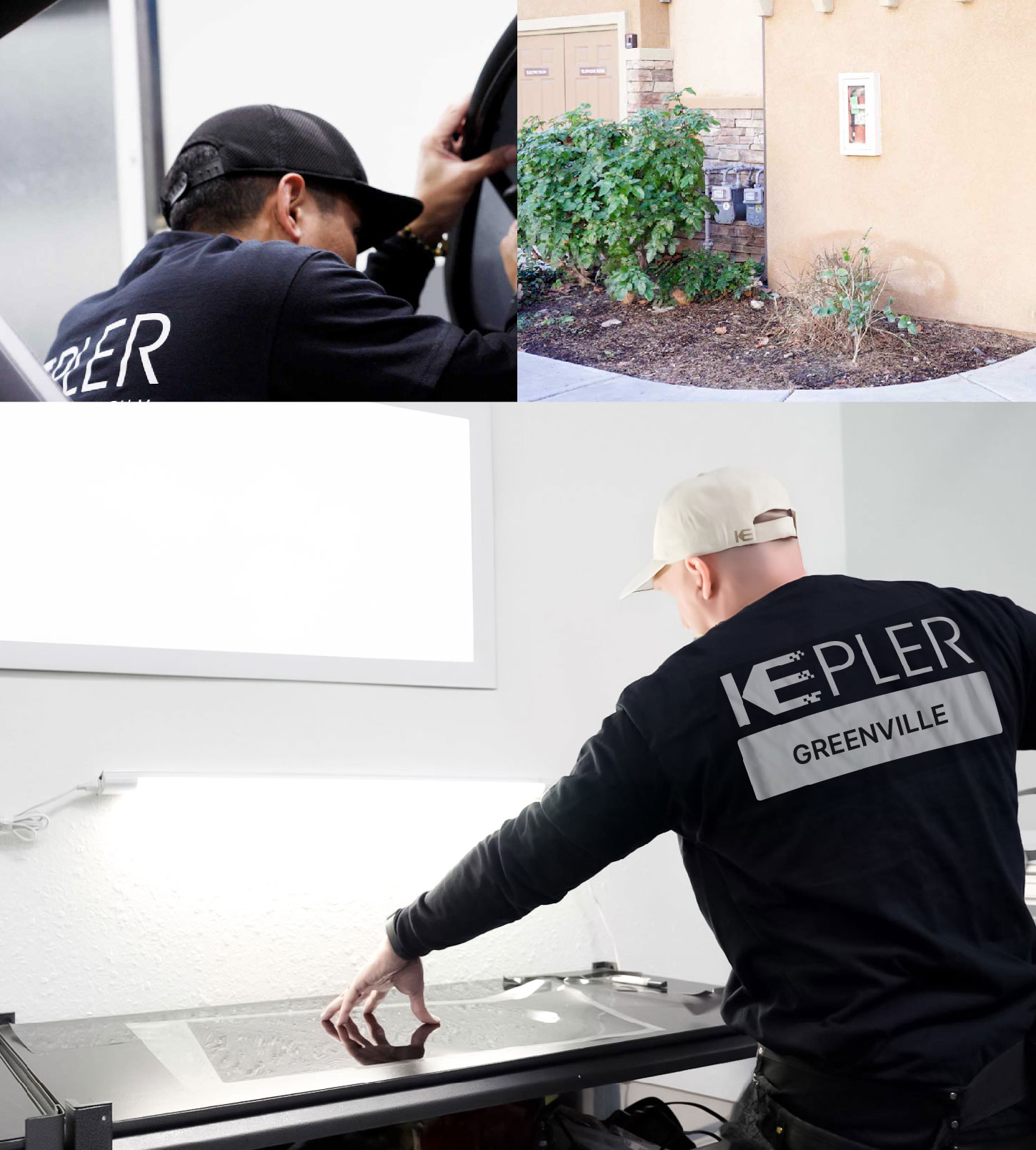 Window Tinting Specialist Cutting Film in Greenville, South Carolina