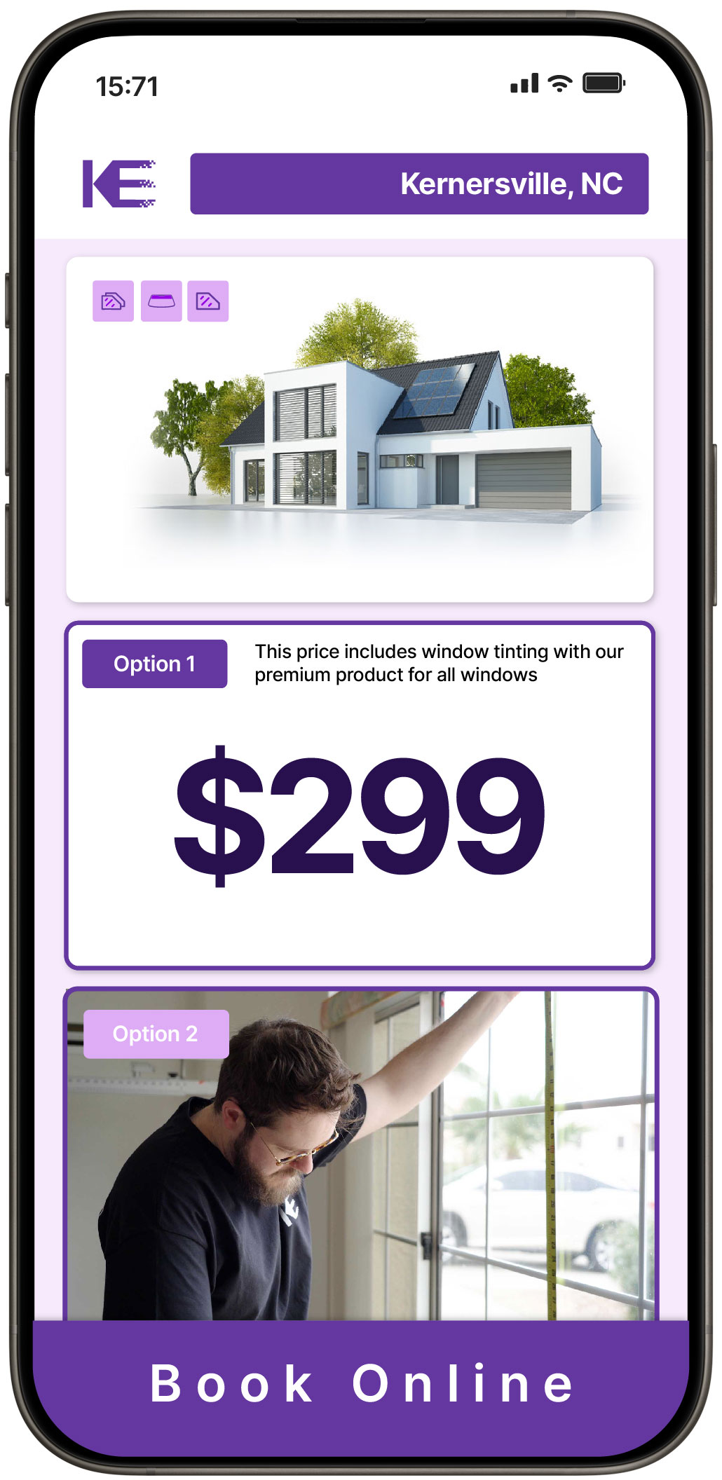 View Affordable Home Window Tinting Rates in Kernersville, North Carolina