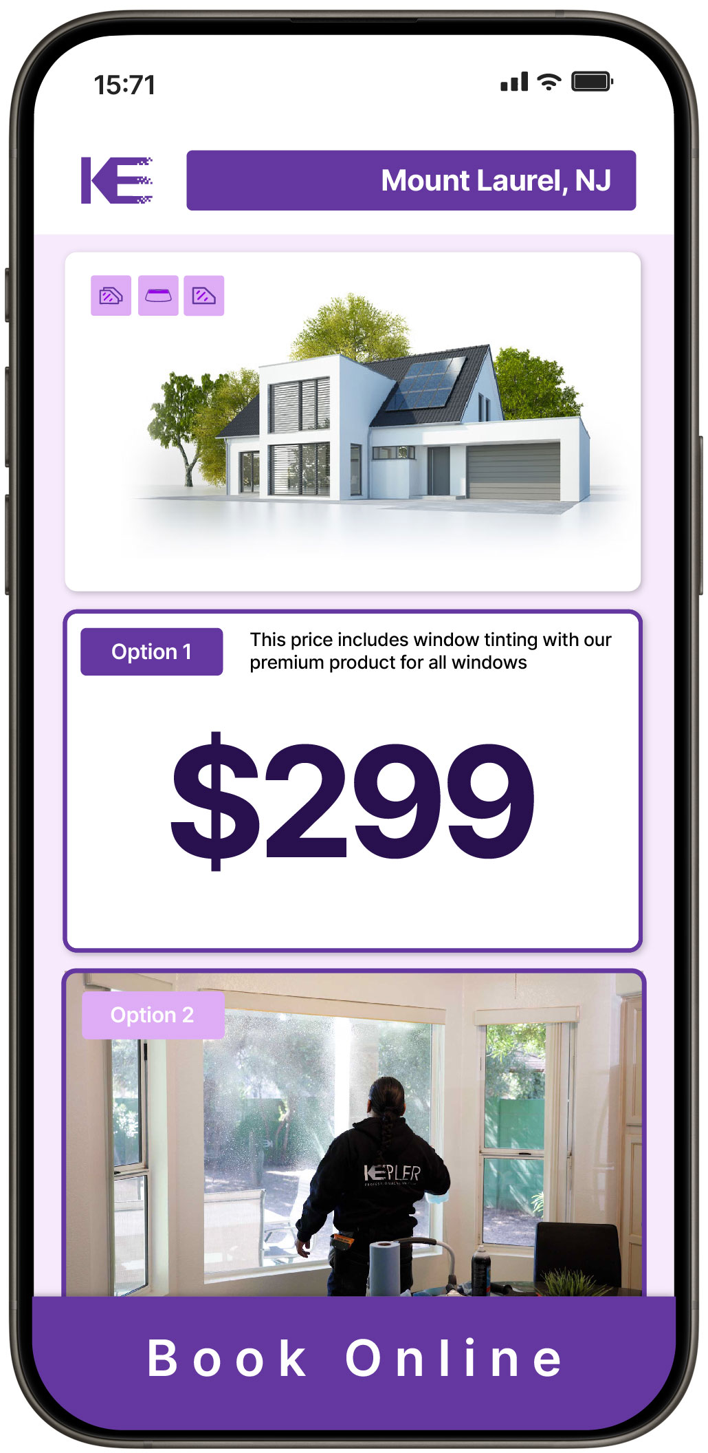 View Competitive Home Window Tinting Costs in Mount Laurel, New Jersey
