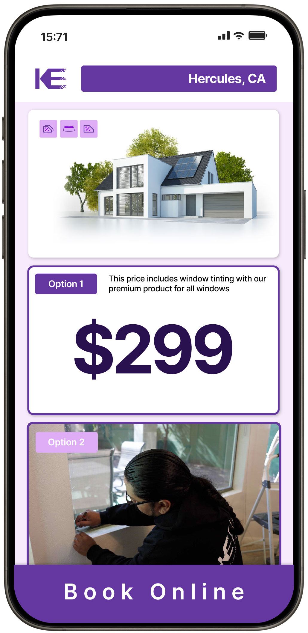 View Competitive Home Window Tinting Costs in Hercules, California