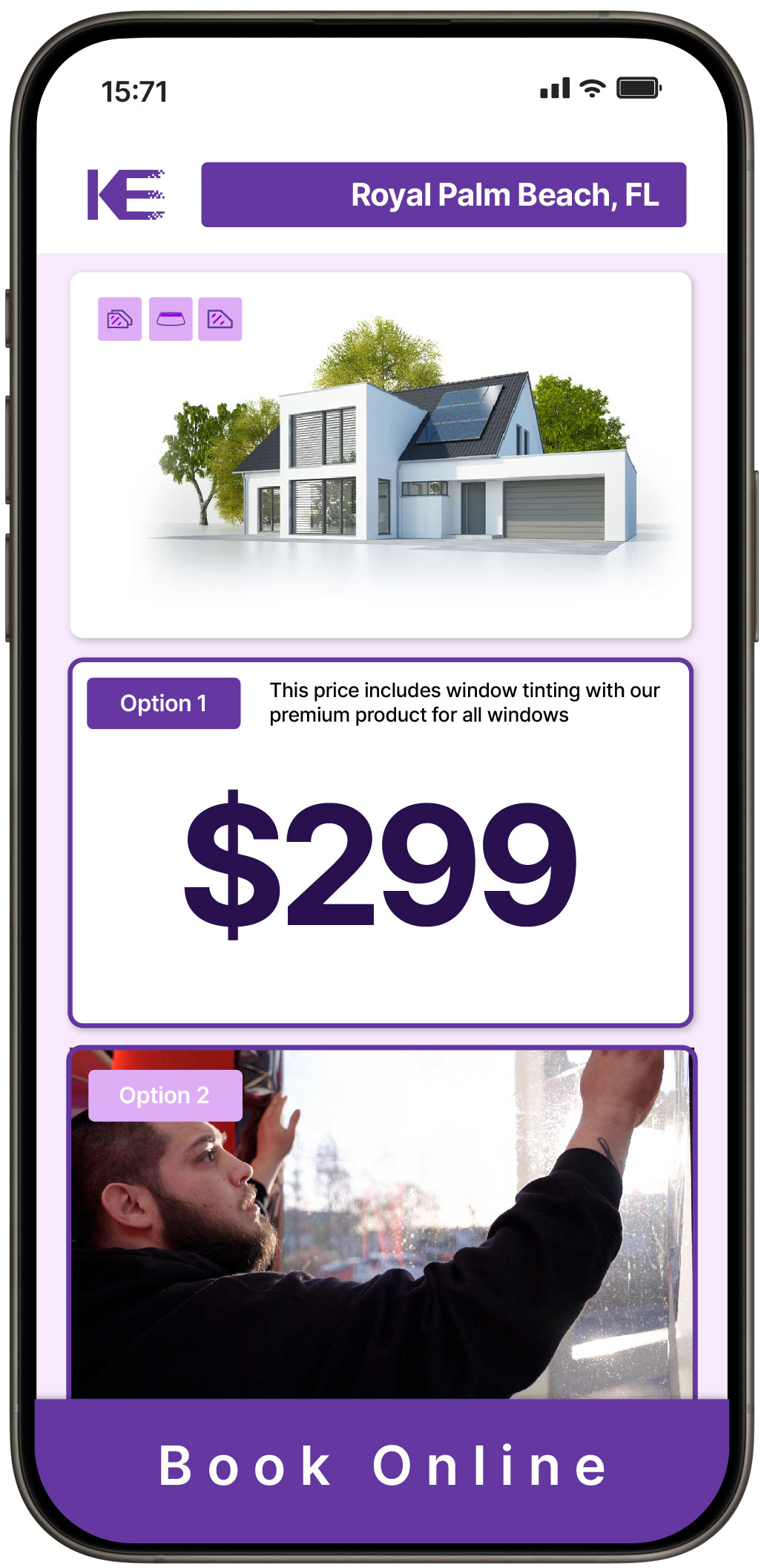 View Competitive Home Window Tinting Rates in Royal Palm Beach, Florida