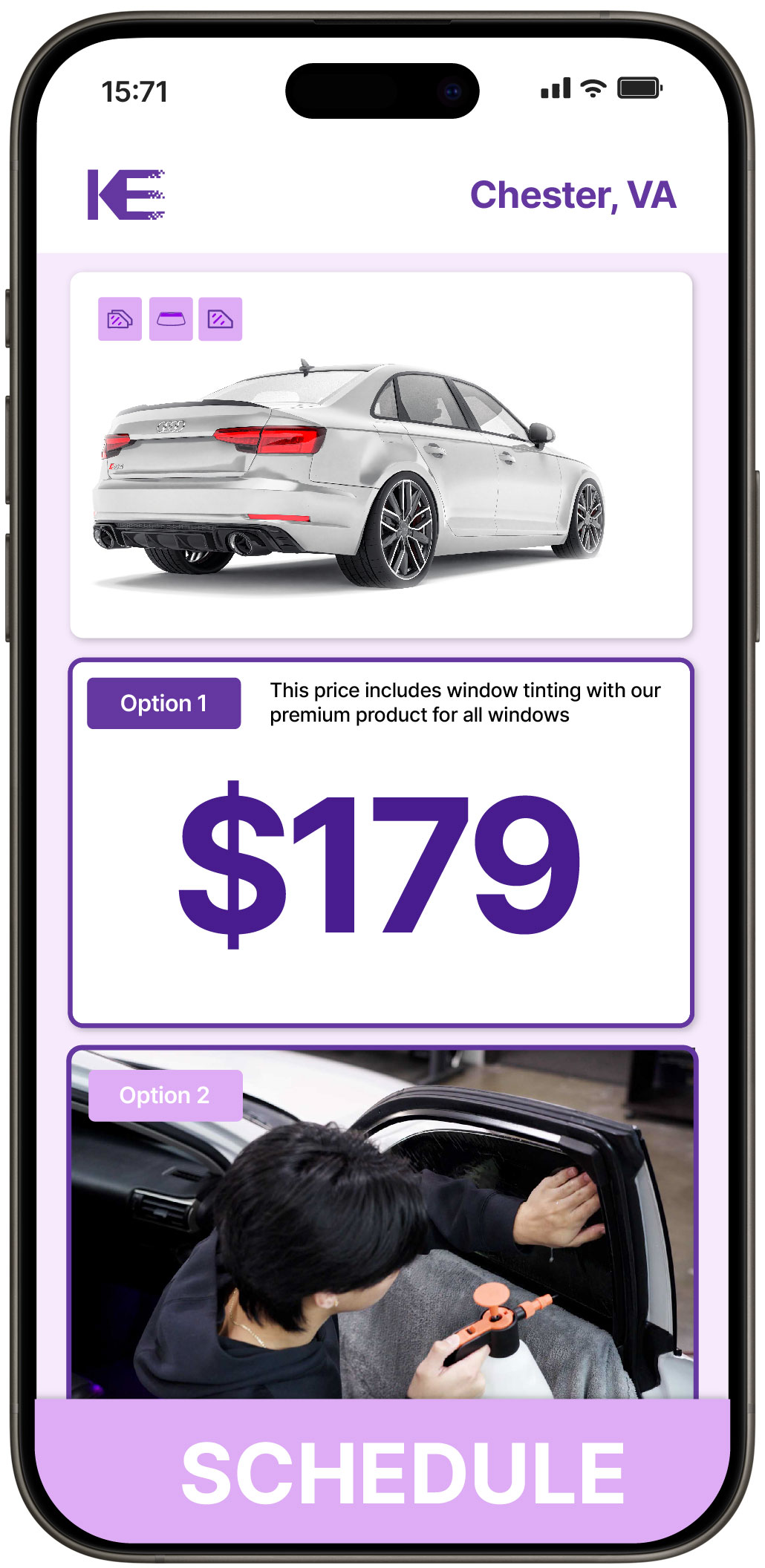 View Competitive Car Window Tinting Prices in Chester, Virginia