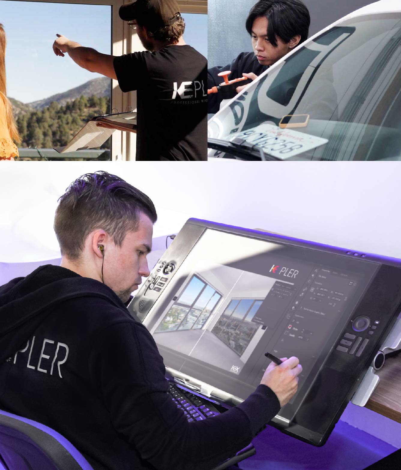 Kepler Specialist Performing Commercial Window Tinting in Harrisburg Harrisburg