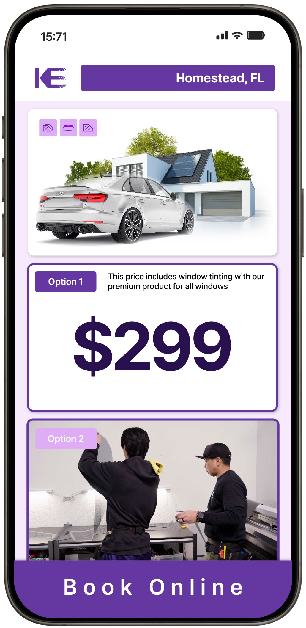 View Competitive Tesla Window Tinting Costs in Leesburg, Florida