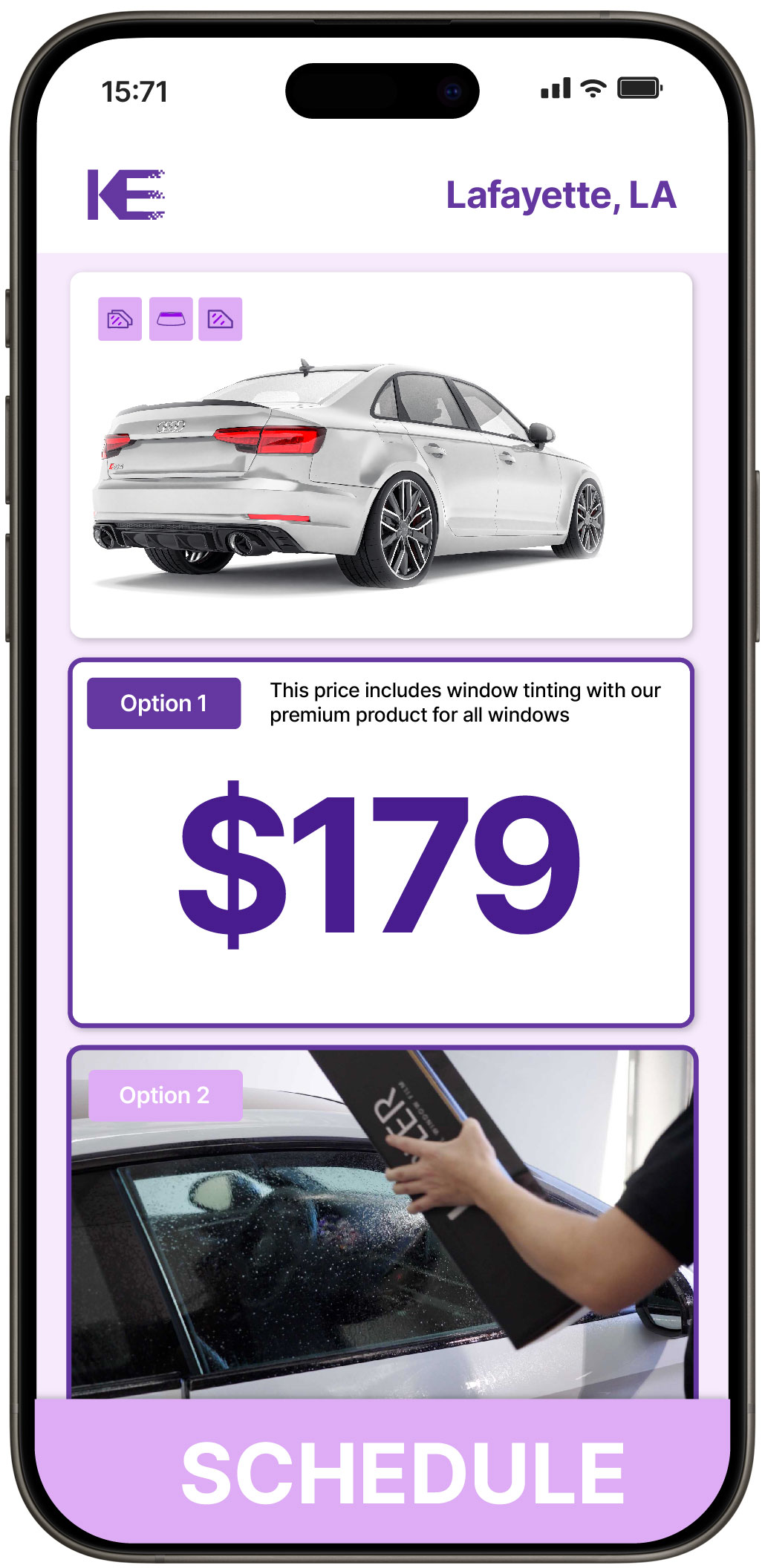 View Competitive Car Window Tinting Rates in Lafayette, Louisiana