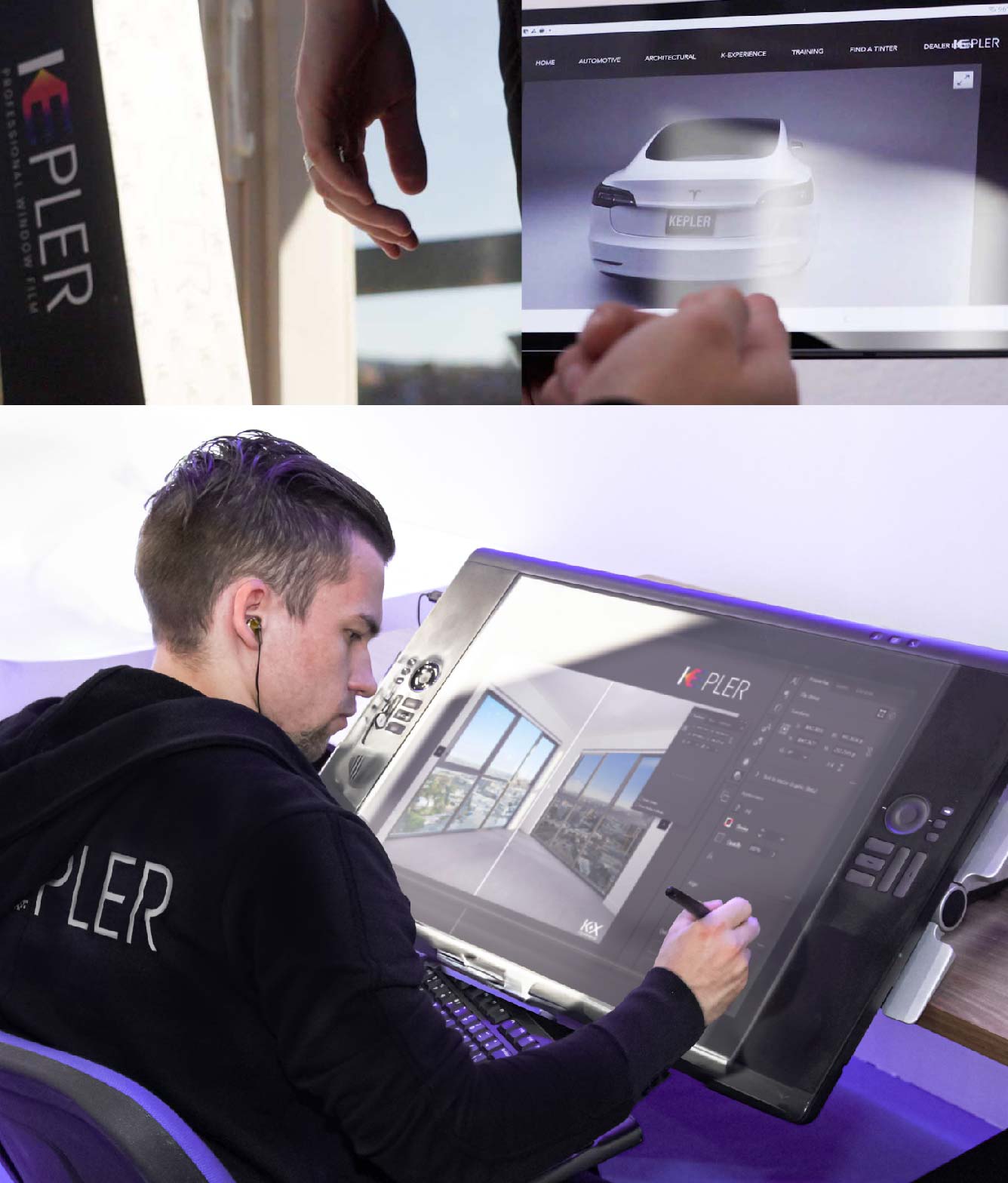 Kepler Specialist Performing Commercial Window Tinting in Albertville Albertville