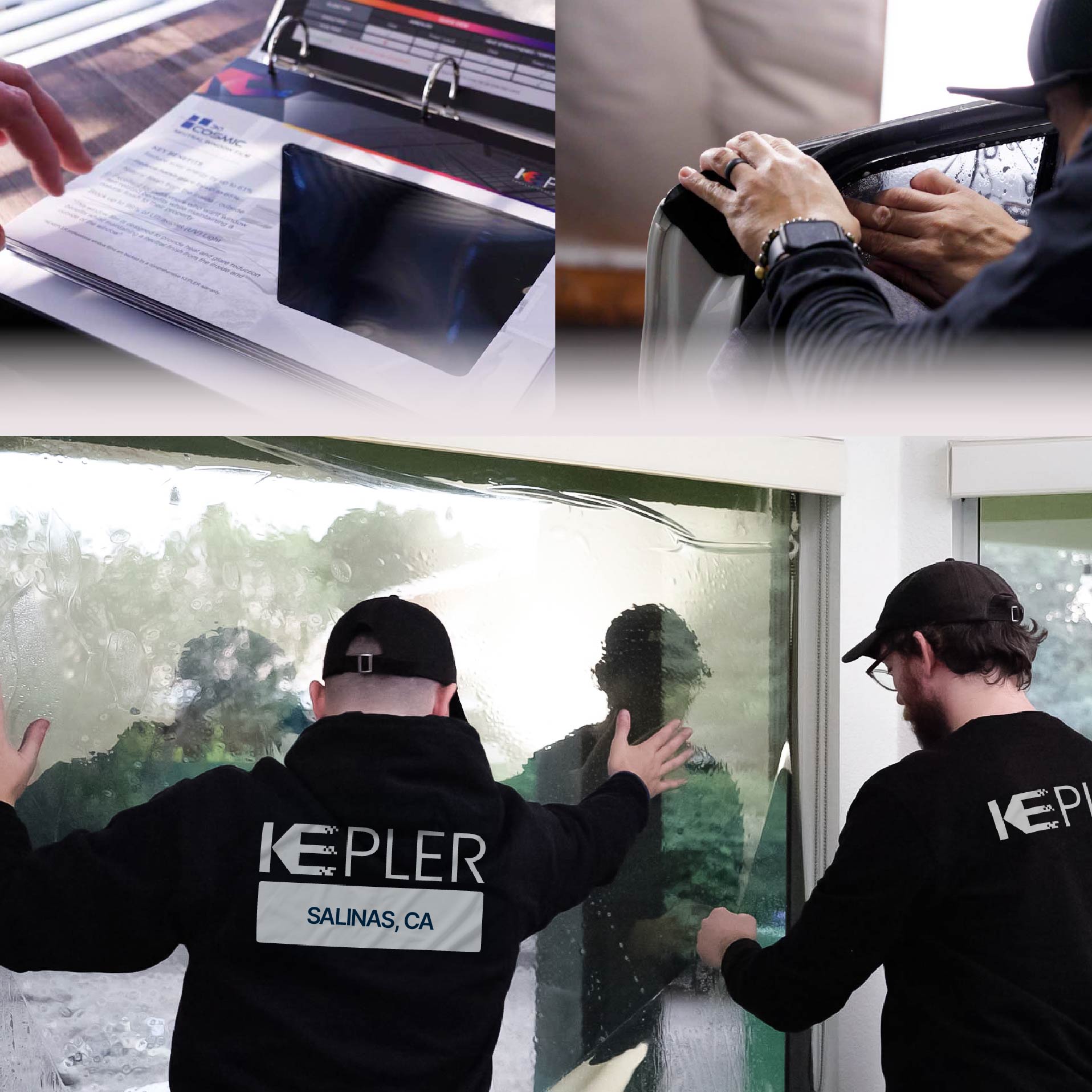 Kepler Specialist Performing Commercial Window Tinting in Salinas Salinas