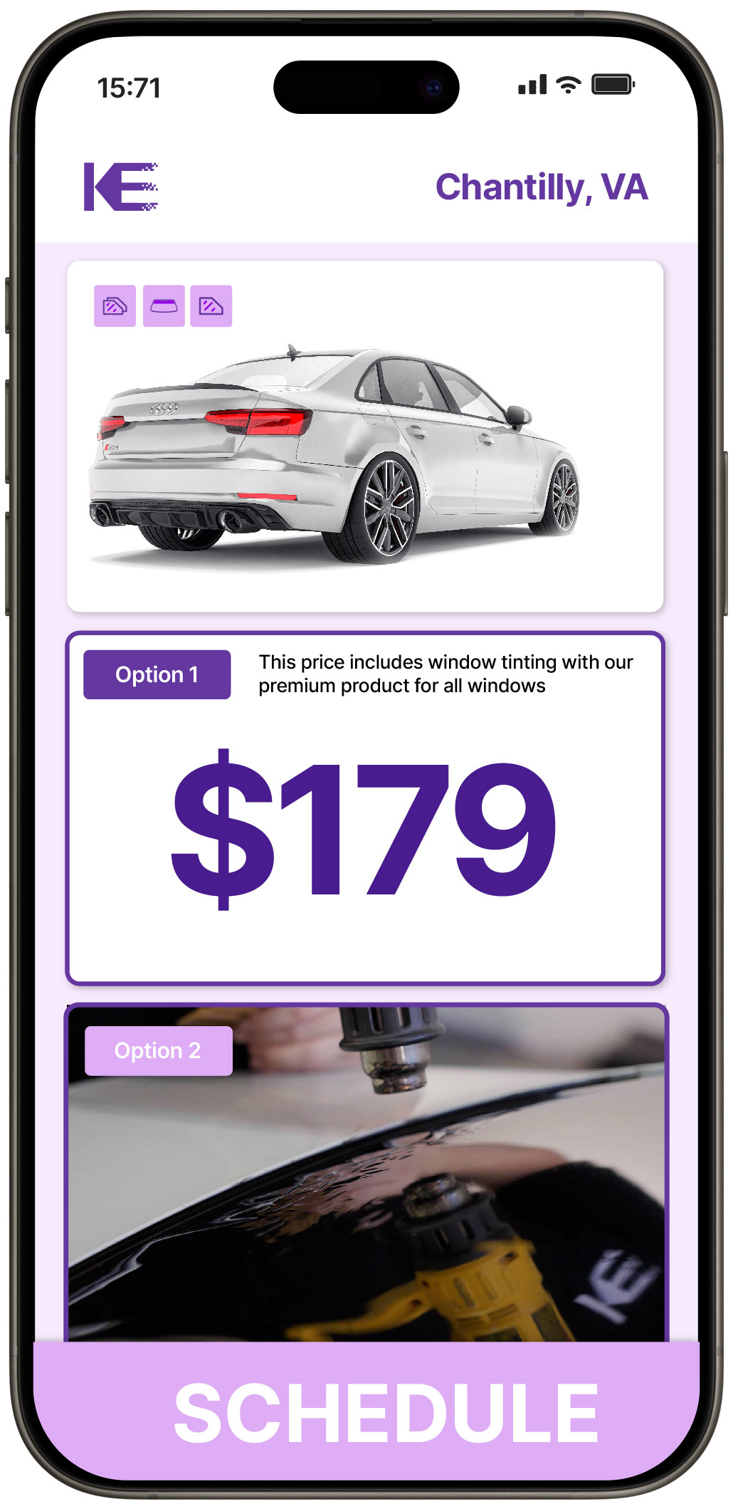 View Affordable Car Window Tinting Prices in Chantilly, Virginia