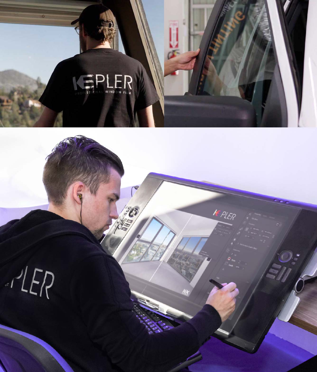 Kepler Specialist Performing Commercial Window Tinting in New Hudson New Hudson