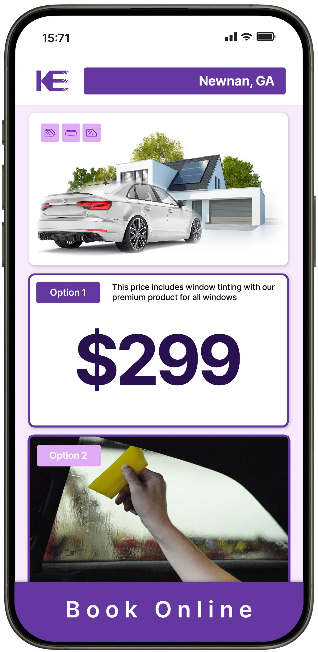 View Competitive Window Tinting Prices in Newnan, Georgia