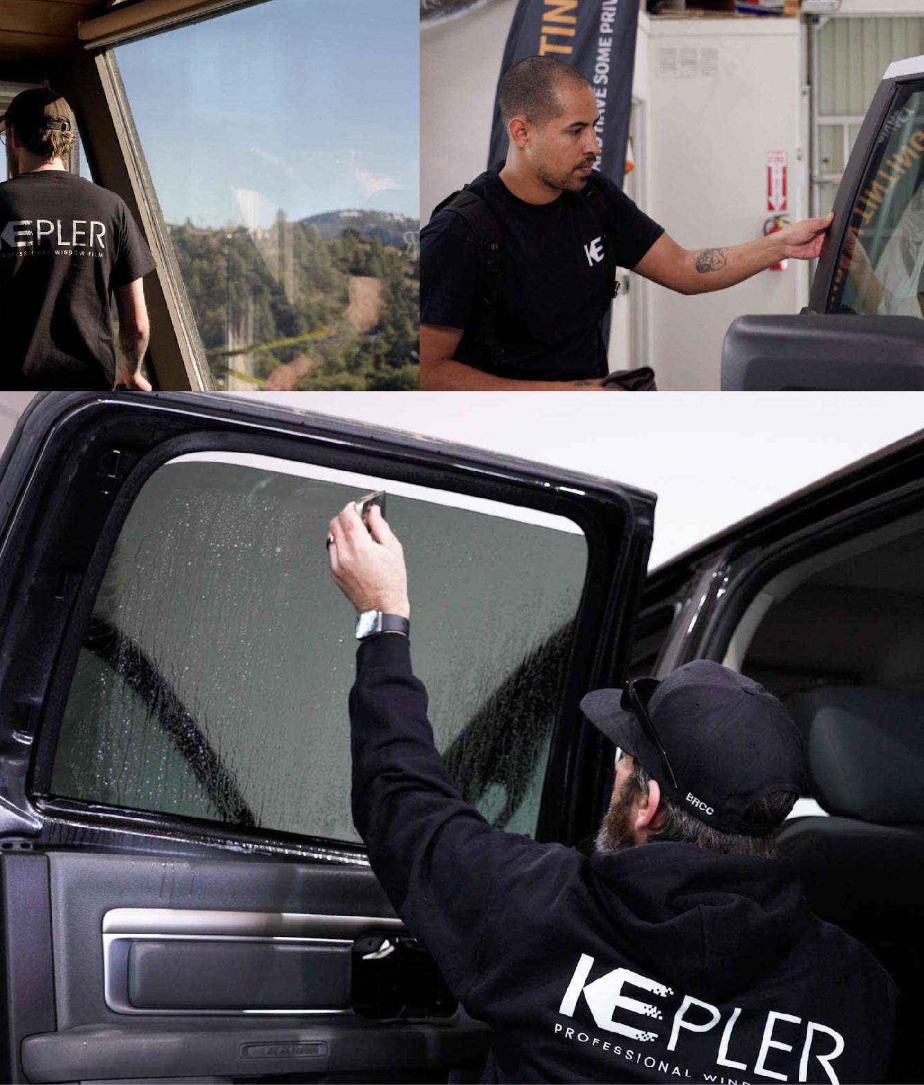 Kepler Window Tinting Specialists at Work in Ypsilanti, Michigan