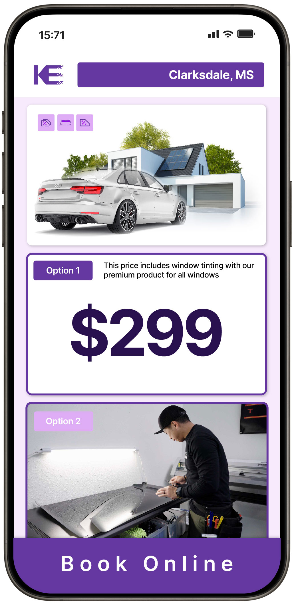 View Competitive Window Tinting Prices in Clarksdale, Mississippi