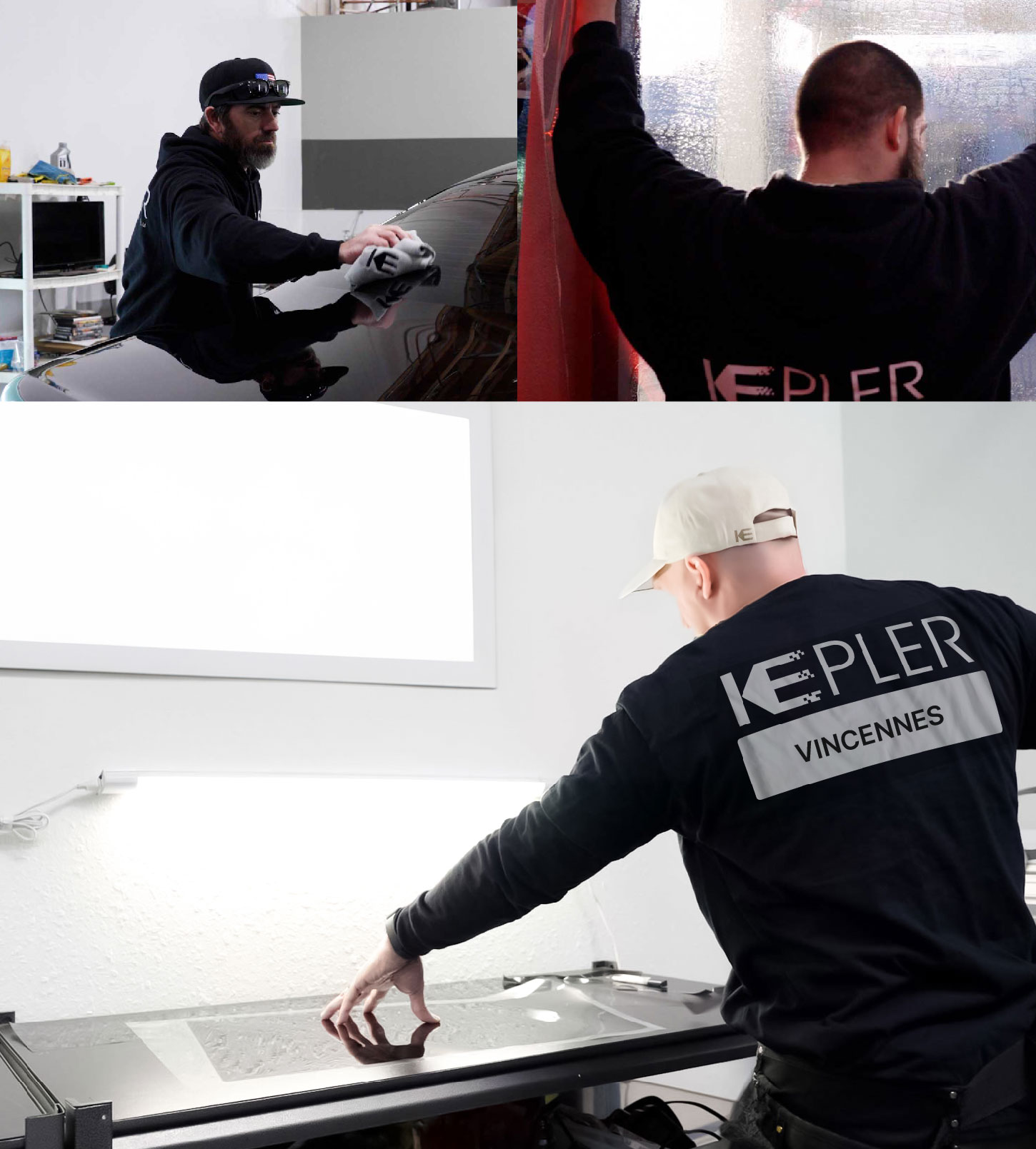 Window Tinting Specialist Cutting Film in Vincennes, Indiana