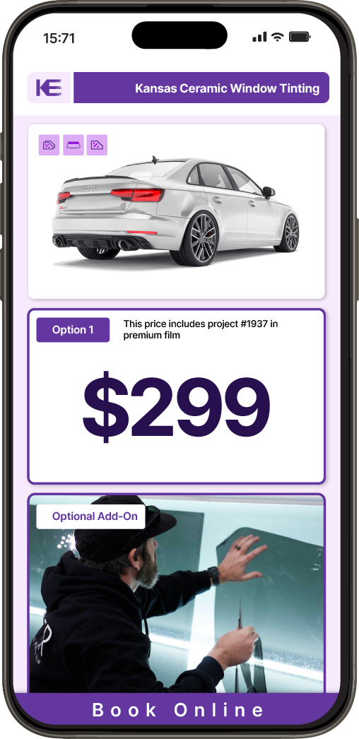 View Competitive Car Window Tinting Prices in Kansas