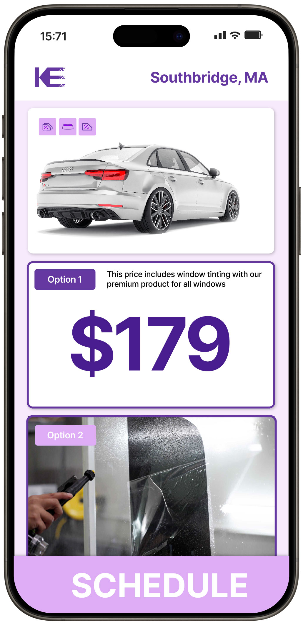 View Affordable Car Window Tinting Prices in Southbridge, Massachusetts