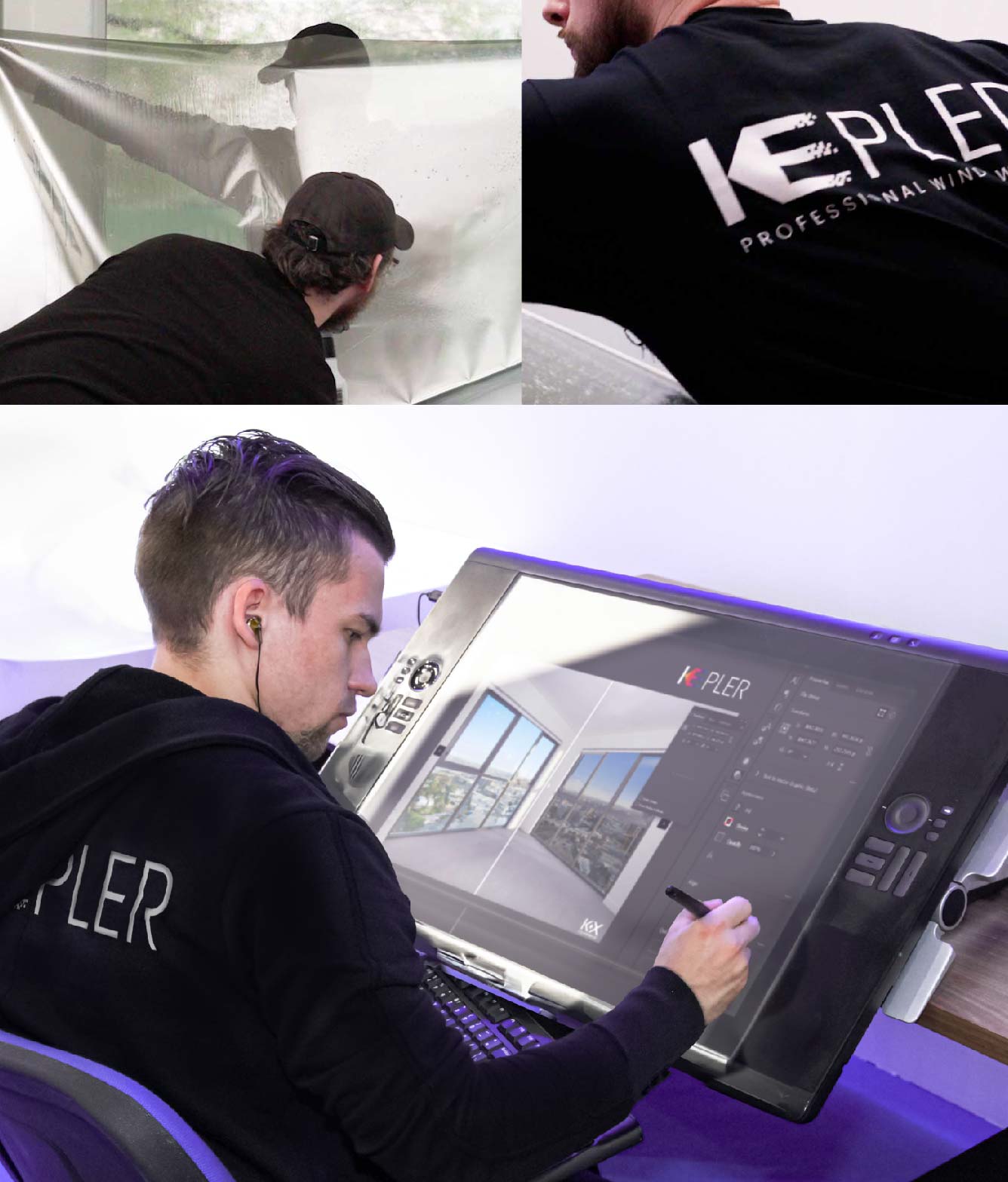 Kepler Specialist Performing Commercial Window Tinting in Colonial Heights Colonial Heights
