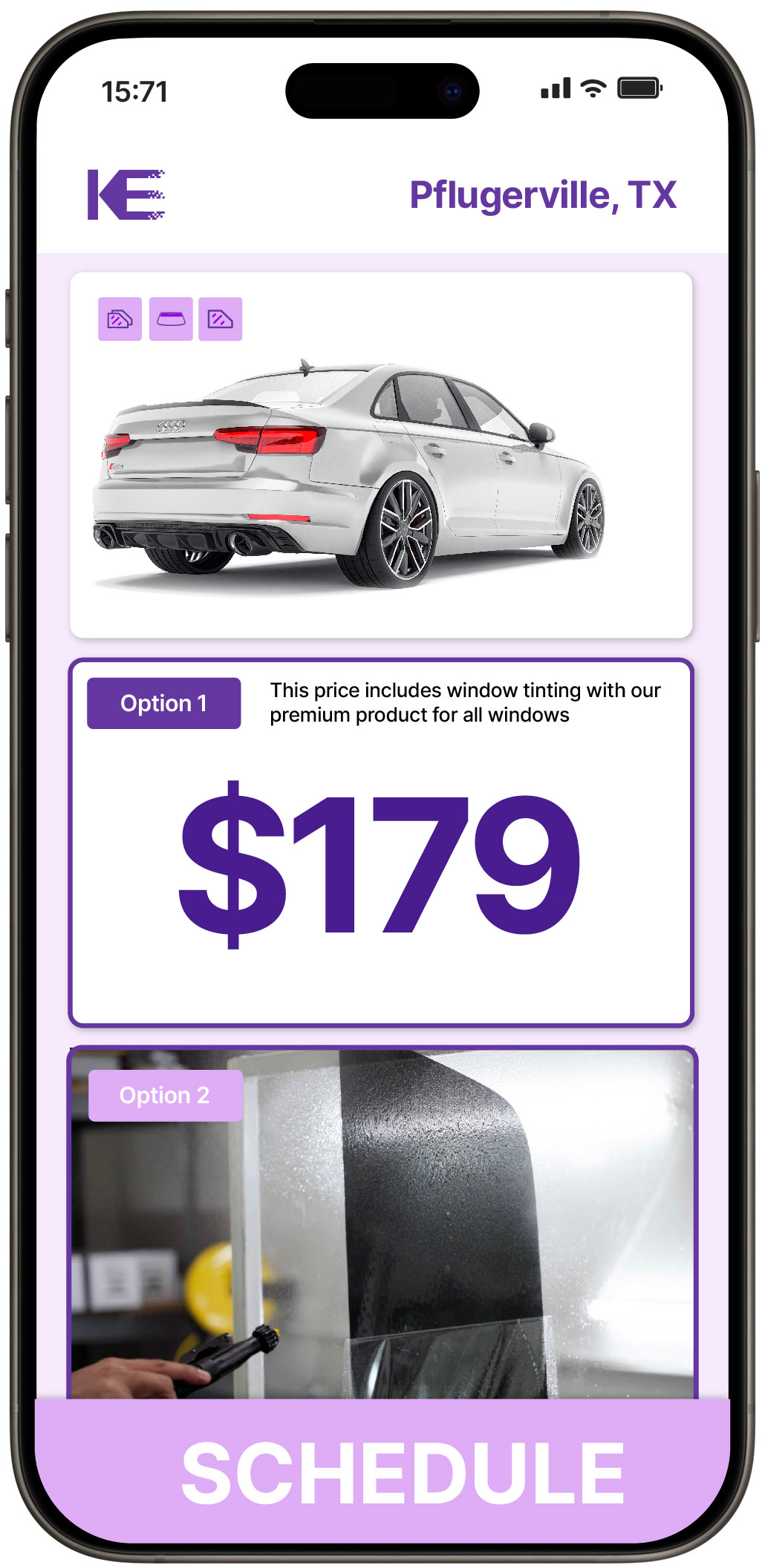 View Affordable Car Window Tinting Prices in Pflugerville, Texas